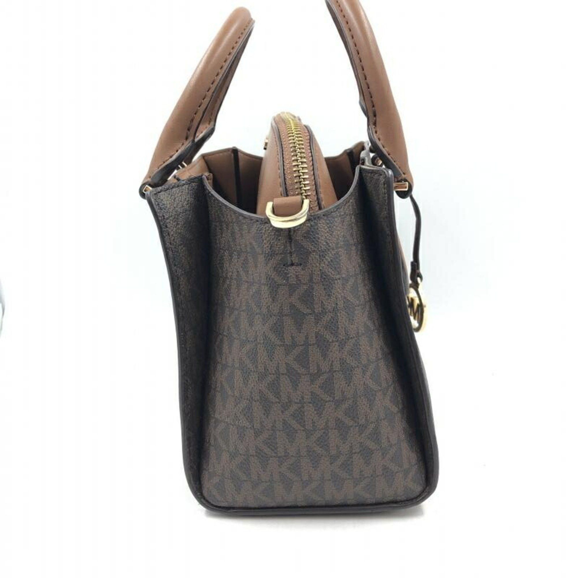 Michael Kors MICHAEL KORS Satchel Dahlia Bag Brown 35S1GDIC1B Size ONE SIZE - 4 Thumbnail
