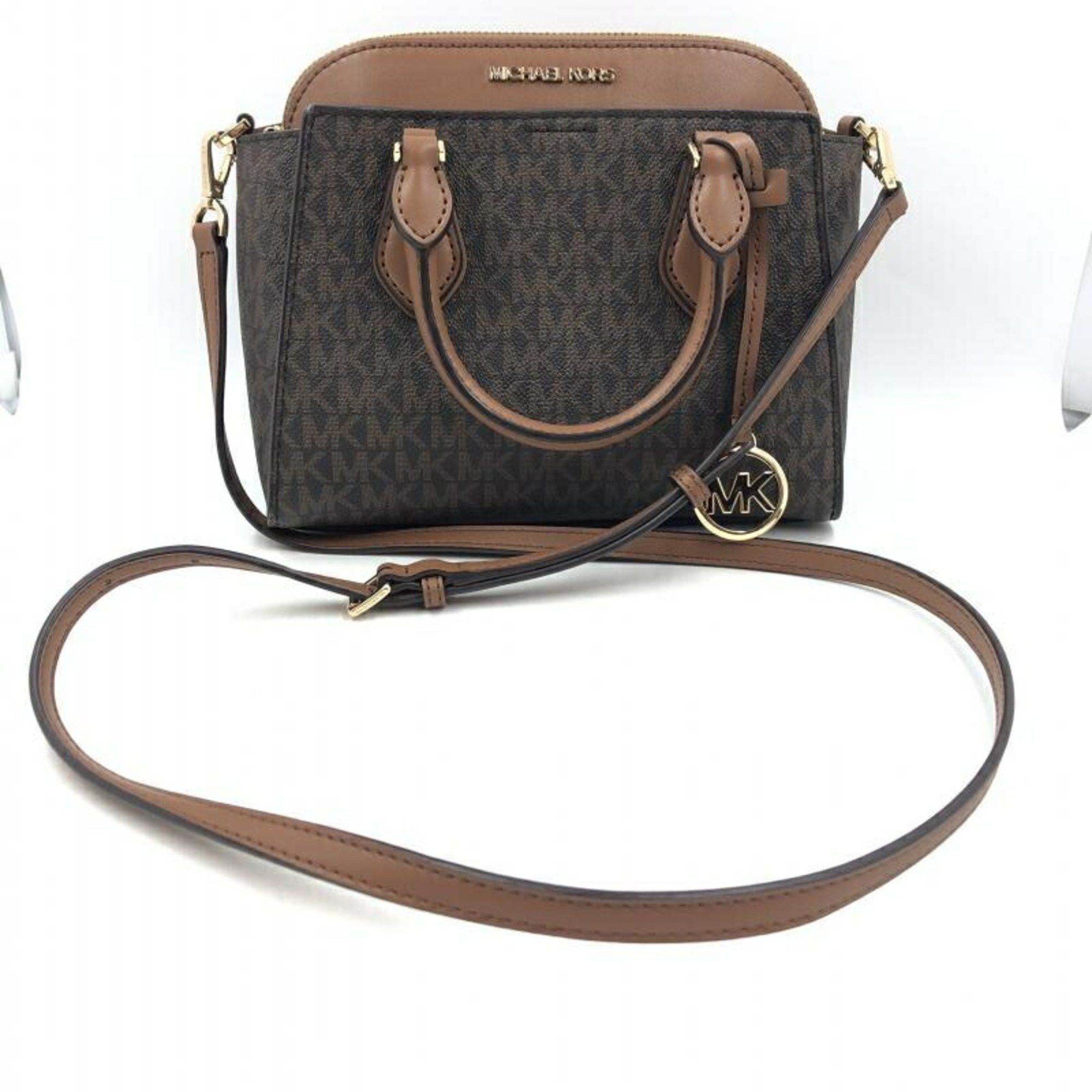 Michael Kors MICHAEL KORS Satchel Dahlia Bag Brown 35S1GDIC1B Size ONE SIZE - 10 Thumbnail