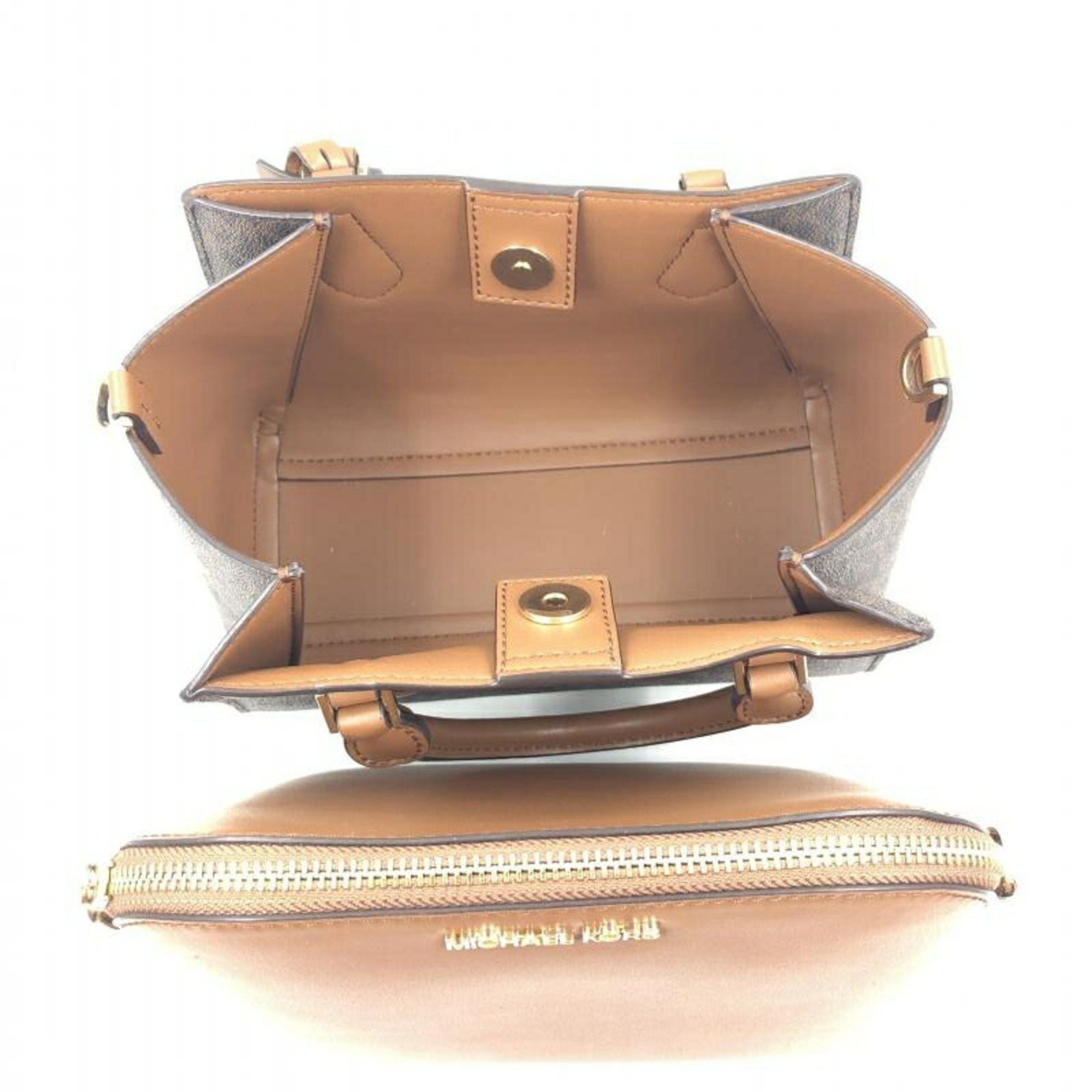 Michael Kors MICHAEL KORS Satchel Dahlia Bag Brown 35S1GDIC1B Size ONE SIZE - 5 Thumbnail