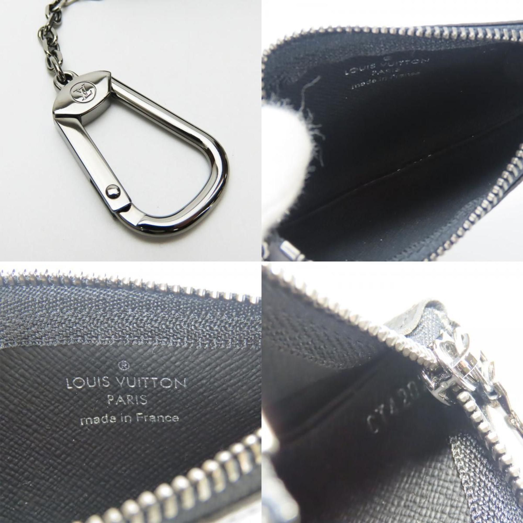 Louis Vuitton Louis Vuitton Wallet/Coin Case Pochette Cle M80905 Monogram Eclipse Gray Black Key Accessories Men's LOUIS VUITTON Size ONE SIZE - 9 Thumbnail