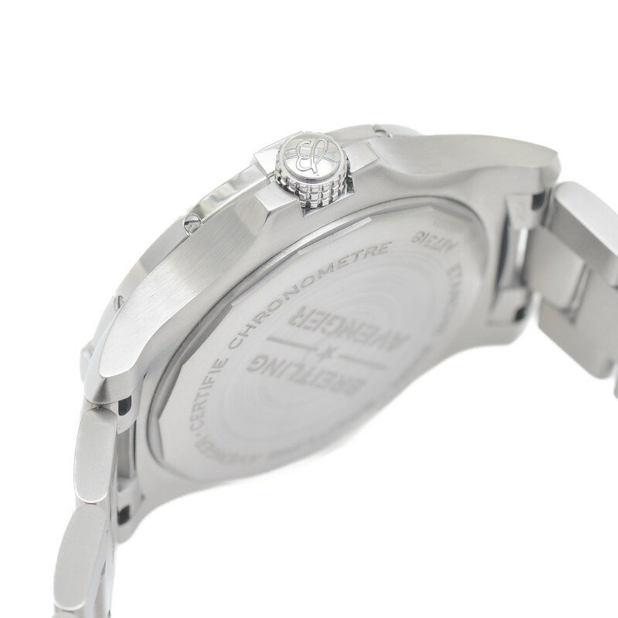 Breitling Breitling Avenger Automatic 43 Watch Date Black Dial SS A17318 Men's Size ONE SIZE - 4 Thumbnail