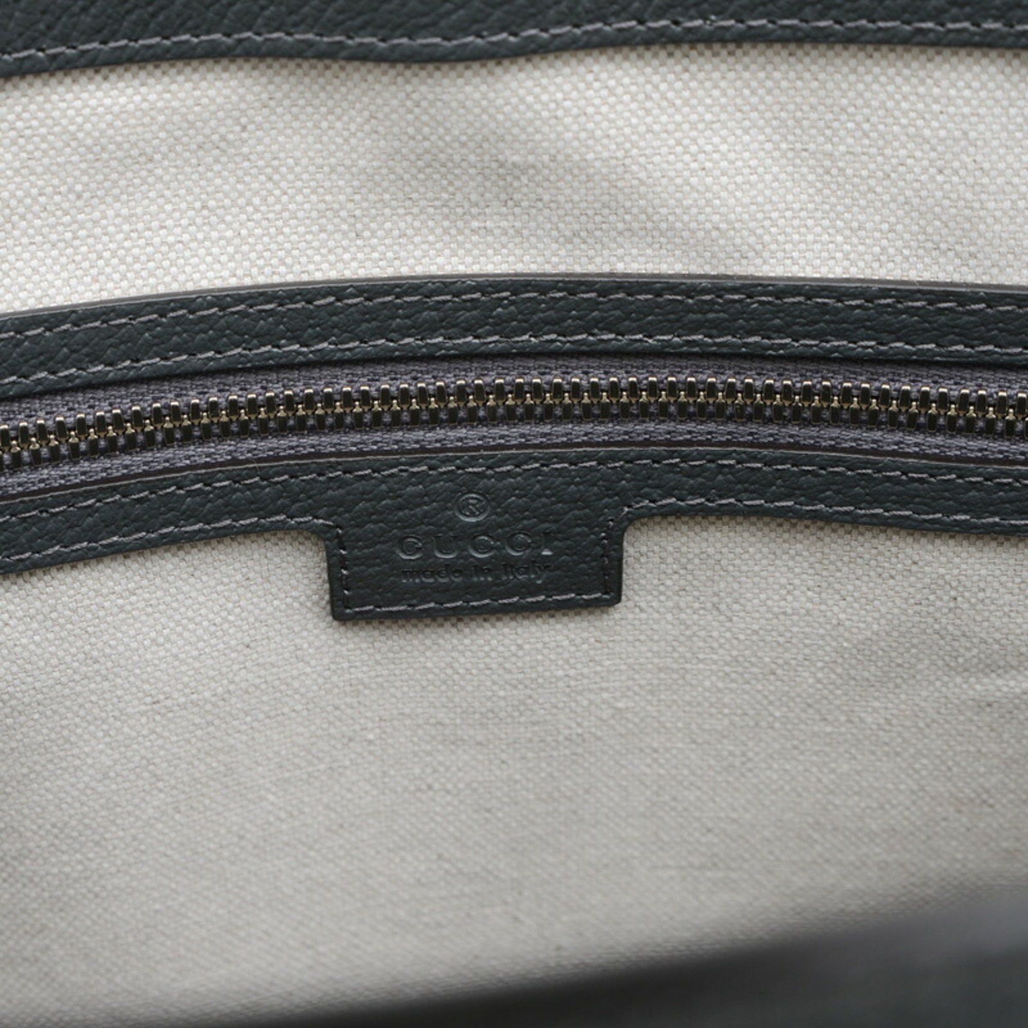 Gucci Gucci GG Supreme Off-White Medium Tote Bag Grey 731793 Men's Bags Size ONE SIZE - 7 Thumbnail