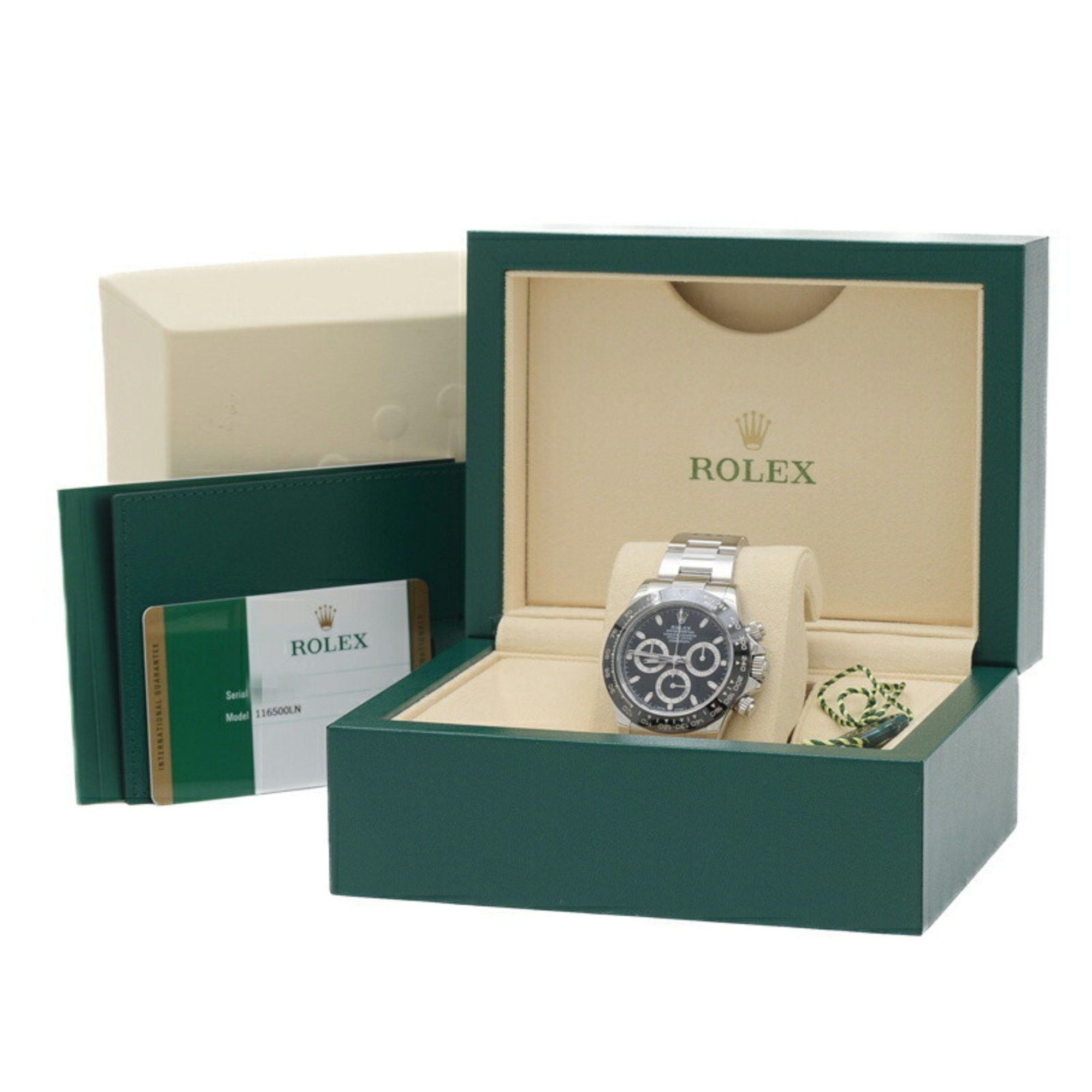 Rolex Rolex Daytona 116500LN Watch Black Dial Stainless Steel Random Serial Number 2017 Men's Size ONE SIZE - 6 Thumbnail