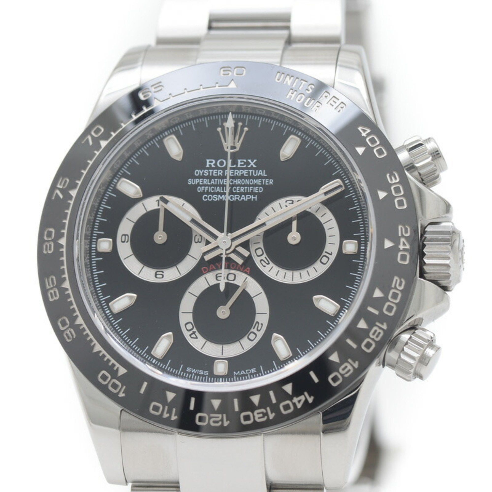 Rolex Rolex Daytona 116500LN Watch Black Dial Stainless Steel Random Serial Number 2017 Men's Size ONE SIZE - 2 Thumbnail