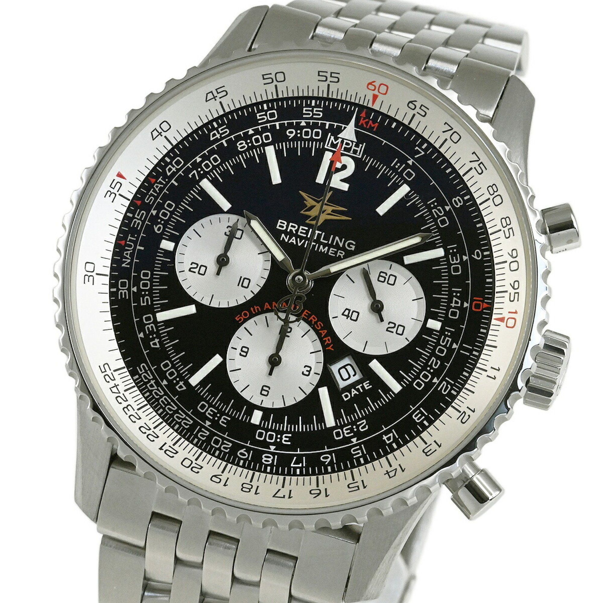 Breitling BREITLING Navitimer 50th Anniversary Watch 12B33NP (1322) v1574 Size ONE SIZE - 2 Thumbnail