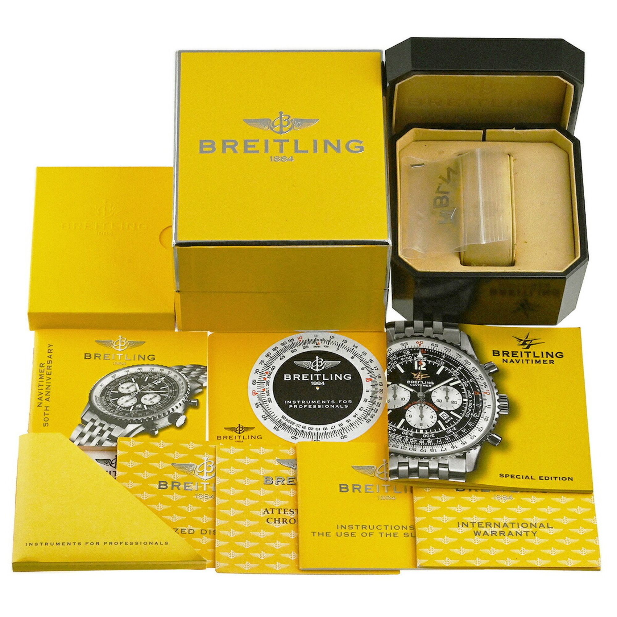 Breitling BREITLING Navitimer 50th Anniversary Watch 12B33NP (1322) v1574 Size ONE SIZE - 9 Thumbnail