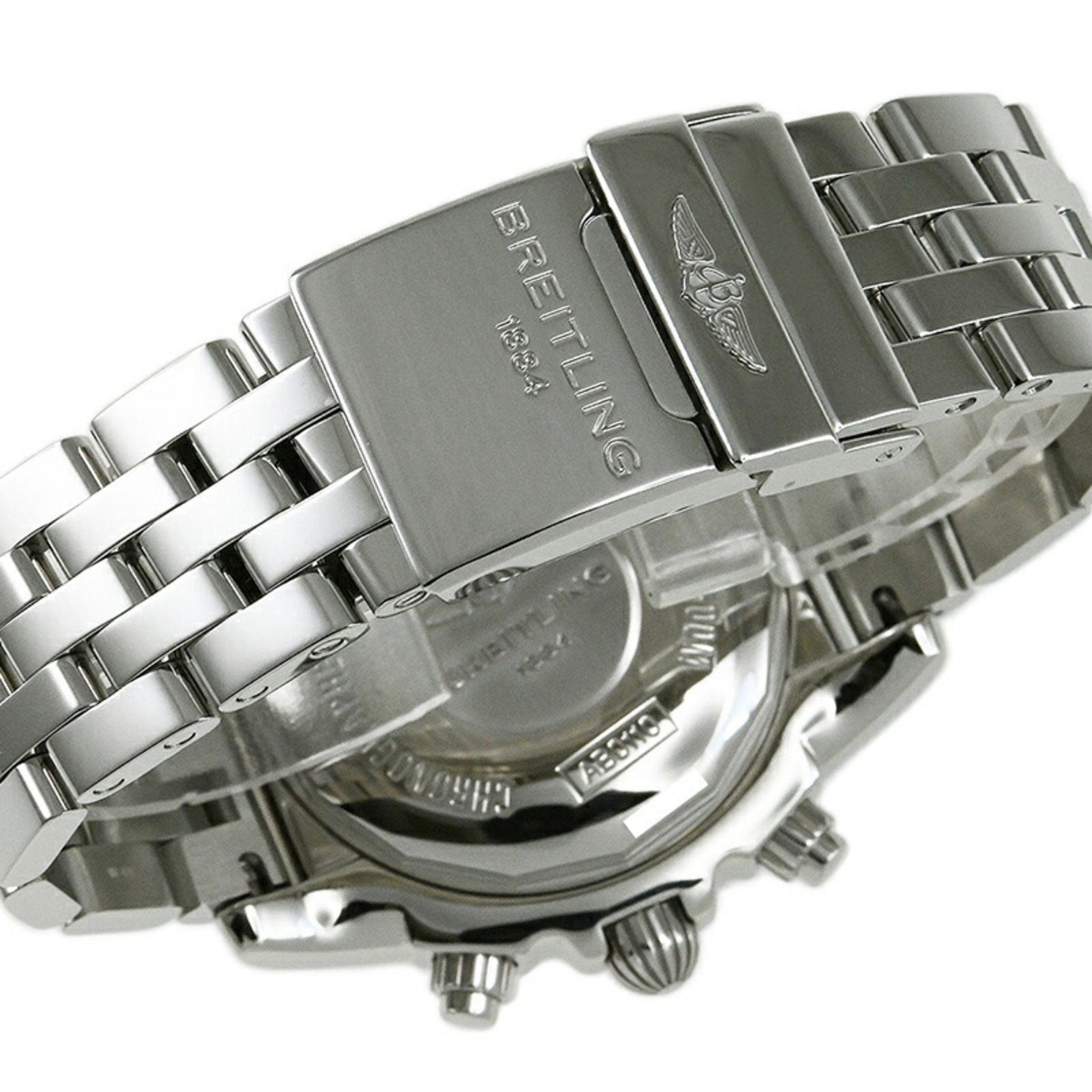 Breitling BREITLING Chronomat 44 Watch Carbon Dial Japan Limited AB011012 BE69 (AB0110) v1745 Size ONE SIZE - 8 Thumbnail