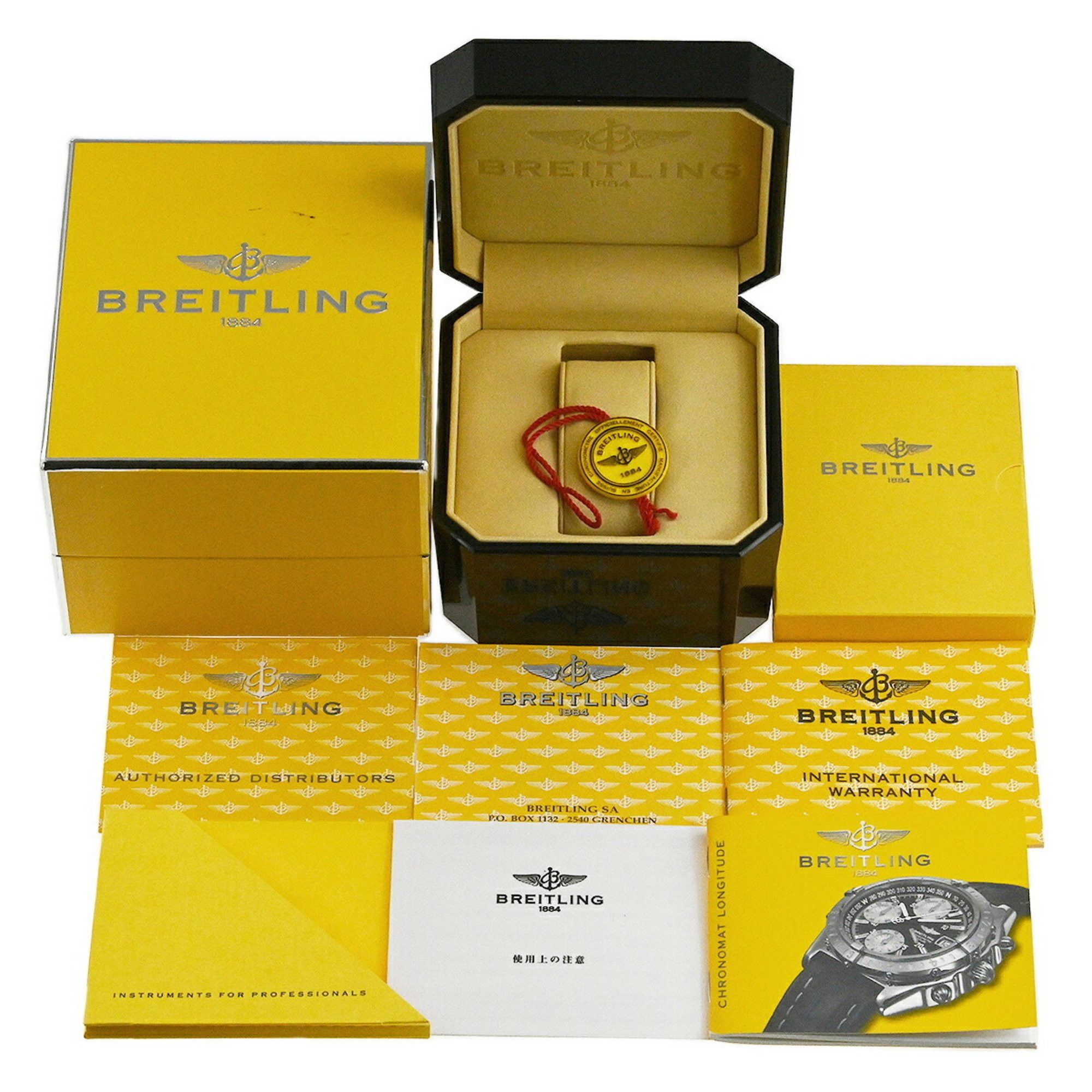 Breitling BREITLING Chronomat Longitude Watch A215B61PA (A20348) v1988 Size ONE SIZE - 9 Thumbnail