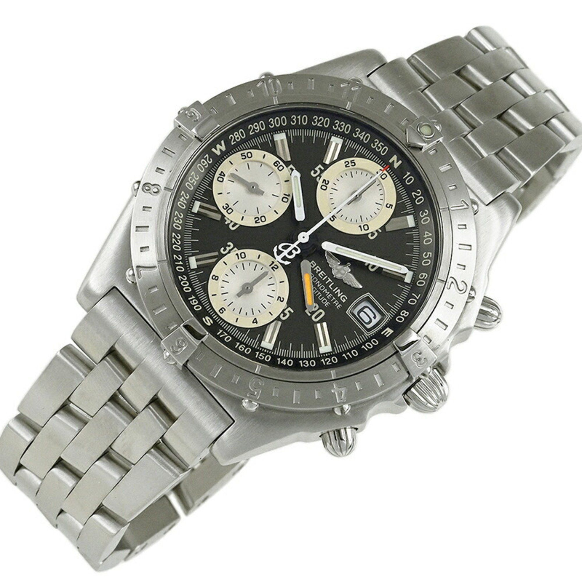 Breitling BREITLING Chronomat Longitude Watch A215B61PA (A20348) v1988 Size ONE SIZE - 5 Thumbnail