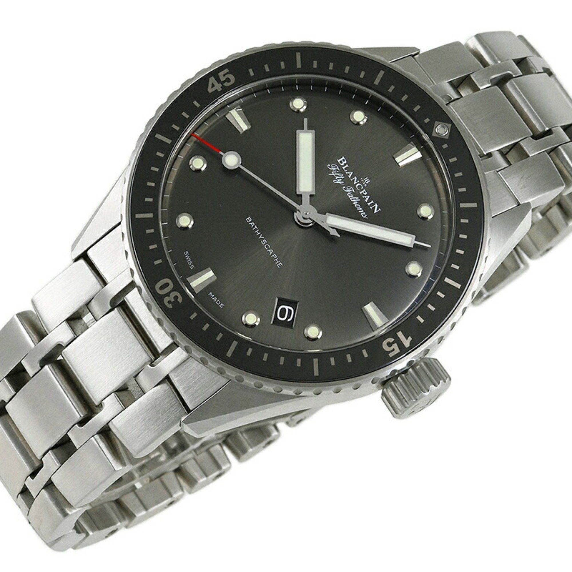 Other BLANCPAIN Fifty Fathoms Flyback Bathyscaphe Wristwatch 5000-1110-70B Size ONE SIZE - 5 Thumbnail