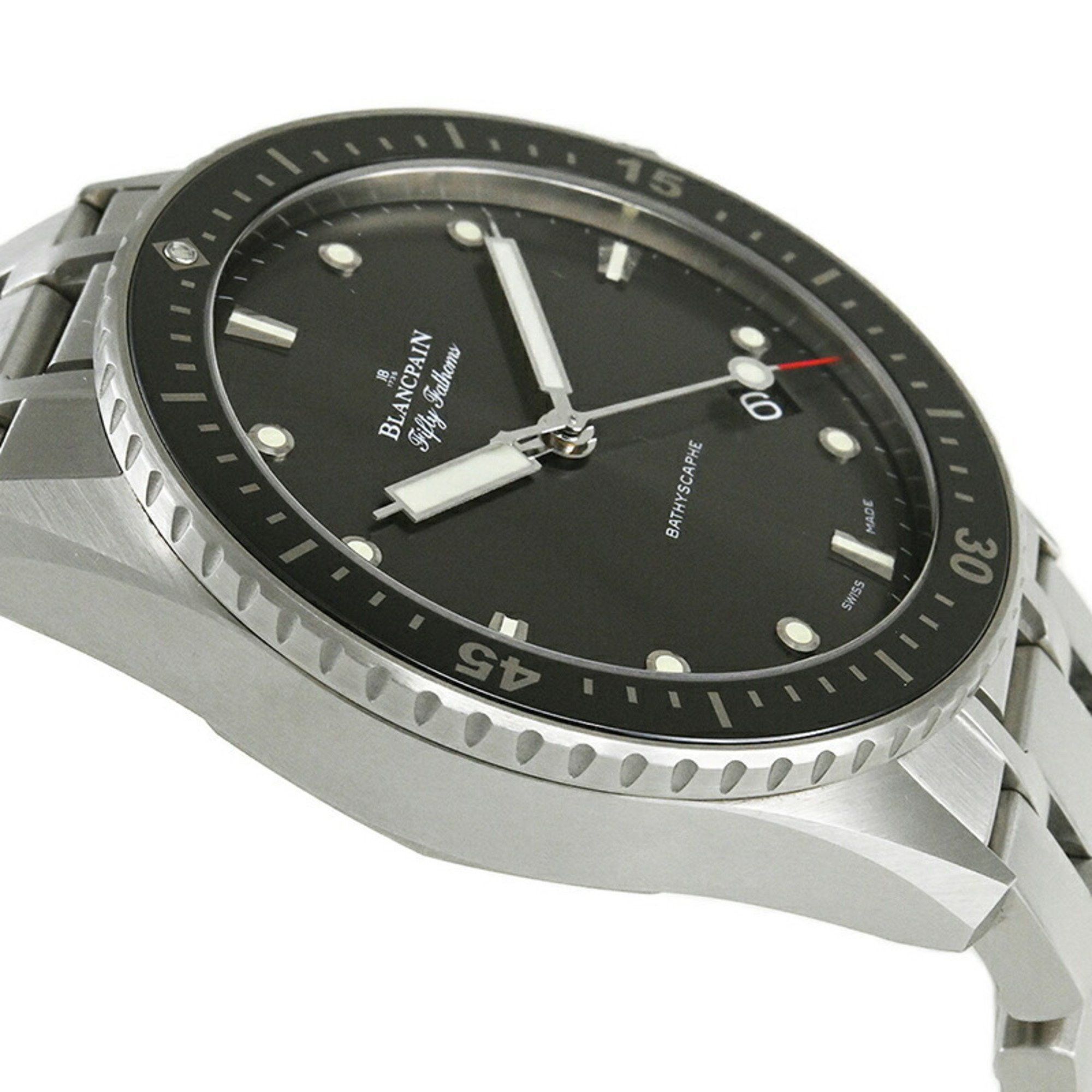 Other BLANCPAIN Fifty Fathoms Flyback Bathyscaphe Wristwatch 5000-1110-70B Size ONE SIZE - 4 Thumbnail