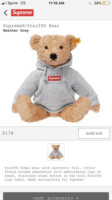 Steiff supreme clearance bear