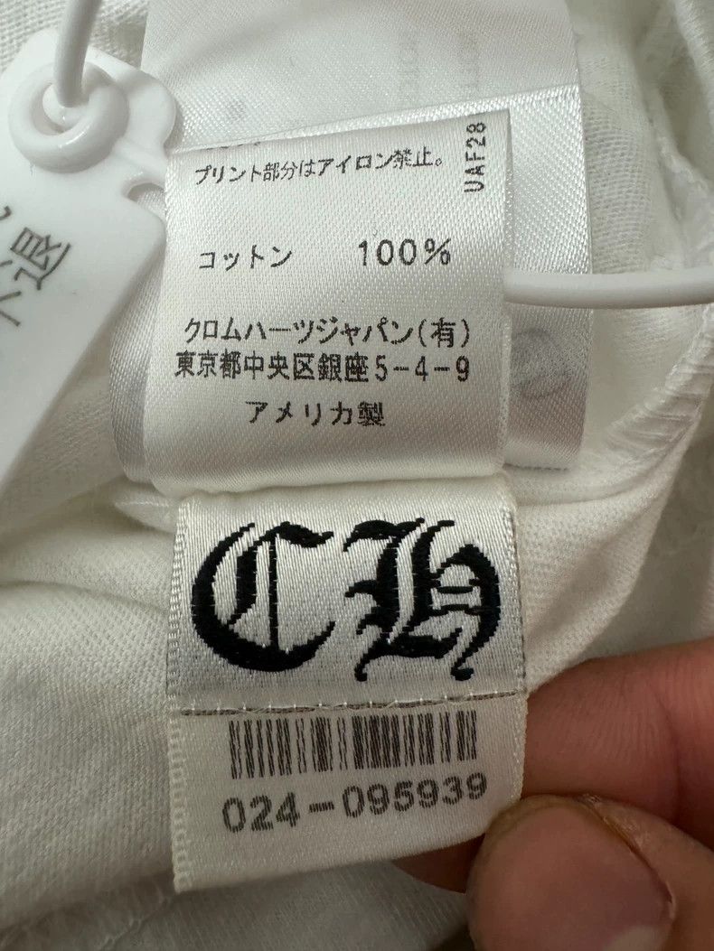 Chrome Hearts Chrome Hearts Limited Edition White T-Shirt Size US S / EU 44-46 / 1 - 9 Thumbnail