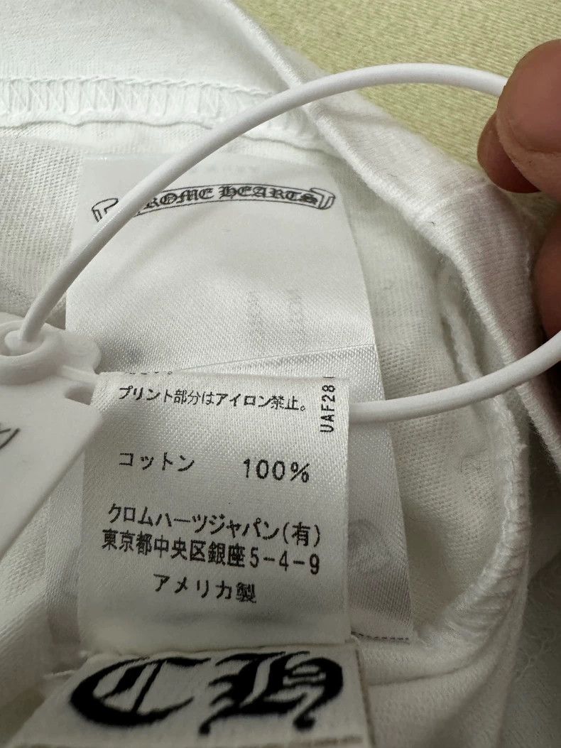 Chrome Hearts Chrome Hearts Limited Edition White T-Shirt Size US S / EU 44-46 / 1 - 8 Thumbnail