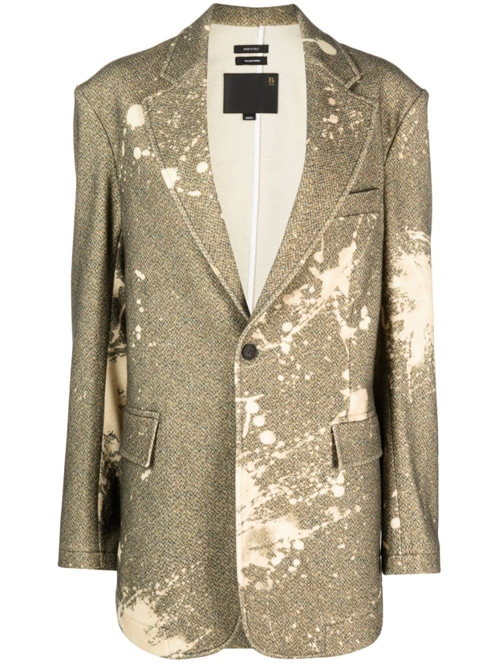 R13 OVERSIZED RAGGED BLAZER Size S / US 4 / IT 40 - 4 Thumbnail