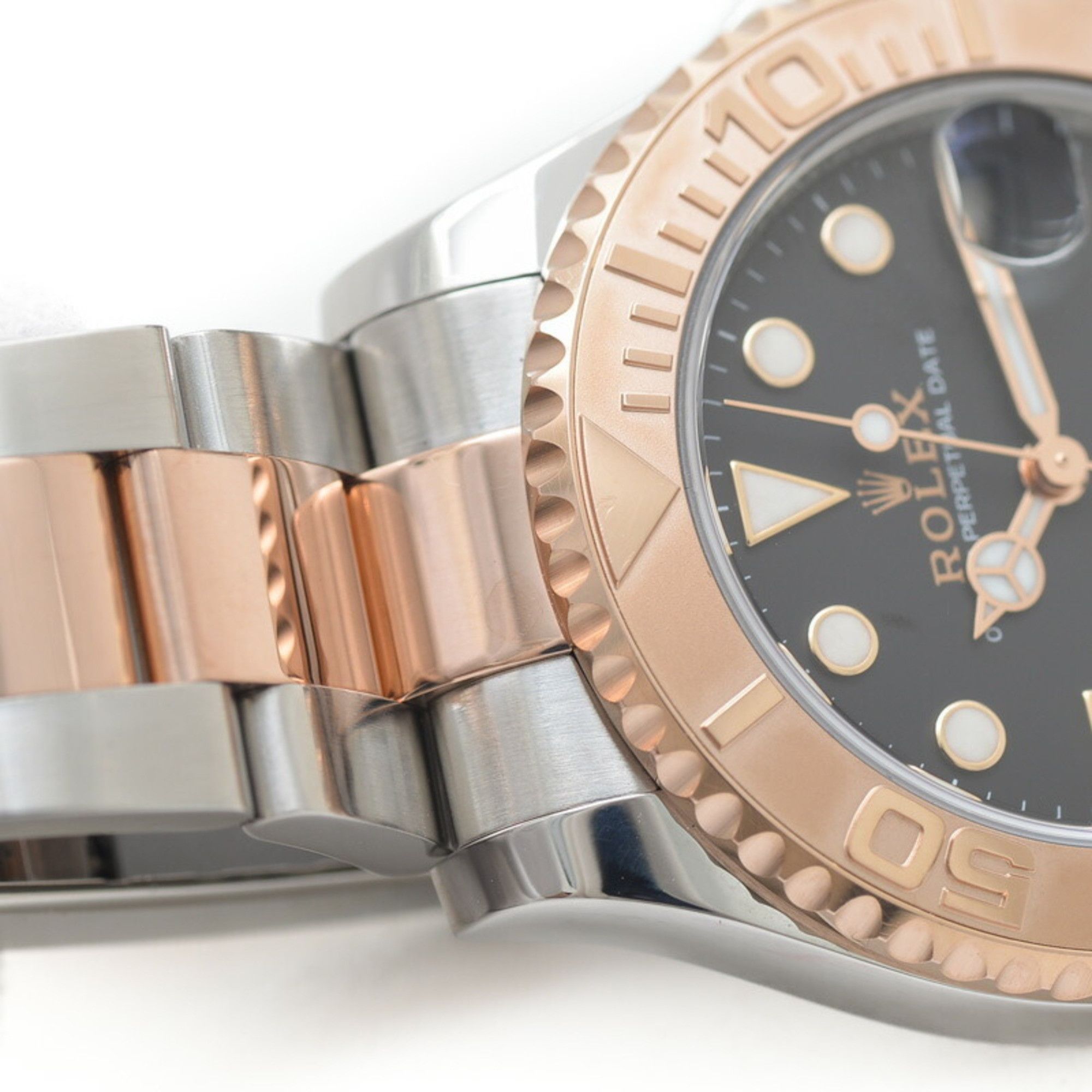 Rolex Rolex Yacht-Master 268621 Watch Black Dial SS RG Random Serial Number Boys Size ONE SIZE - 3 Thumbnail
