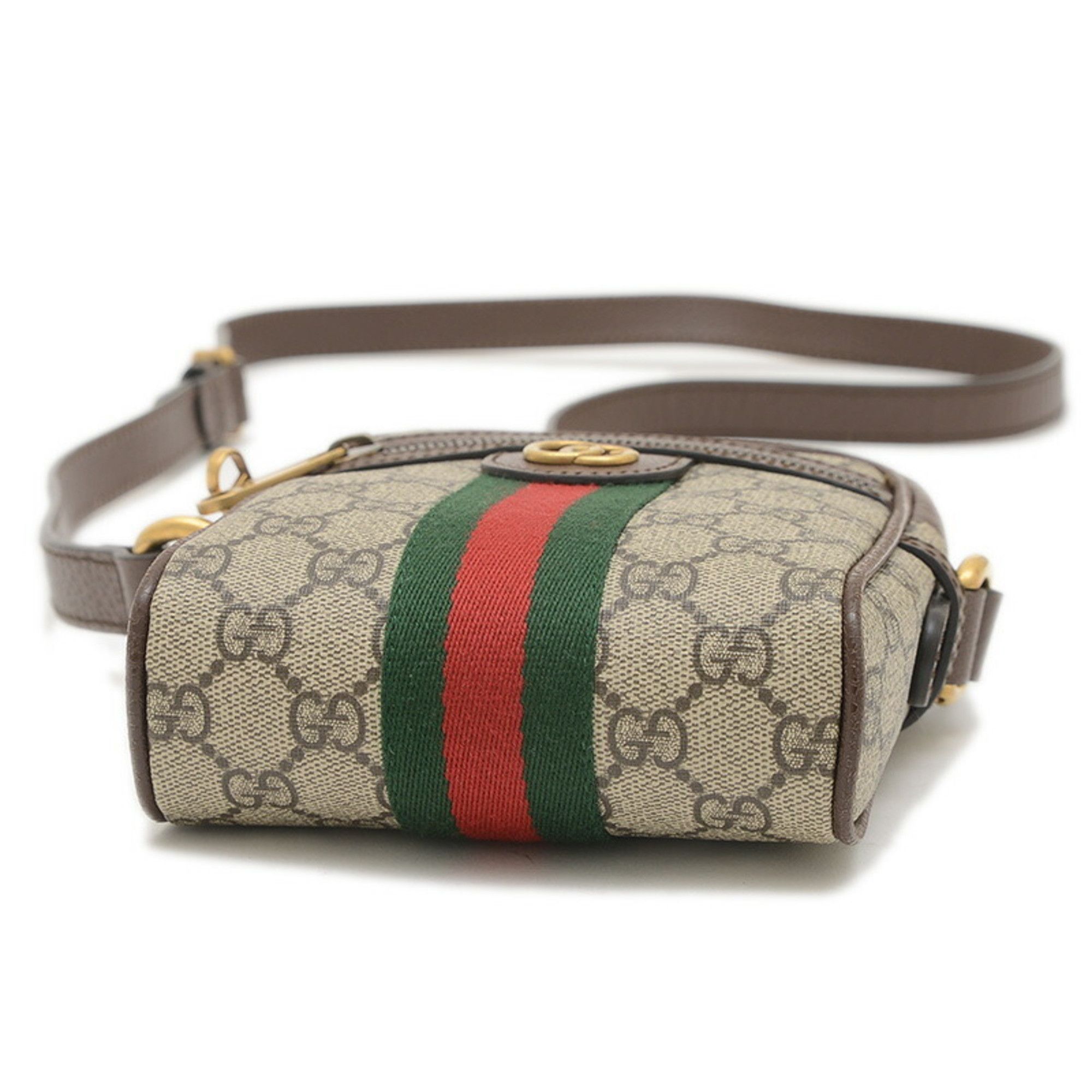 Gucci Gucci GG Supreme Offdia Shoulder Bag Sherry Line Beige 598127 Size ONE SIZE - 8 Thumbnail