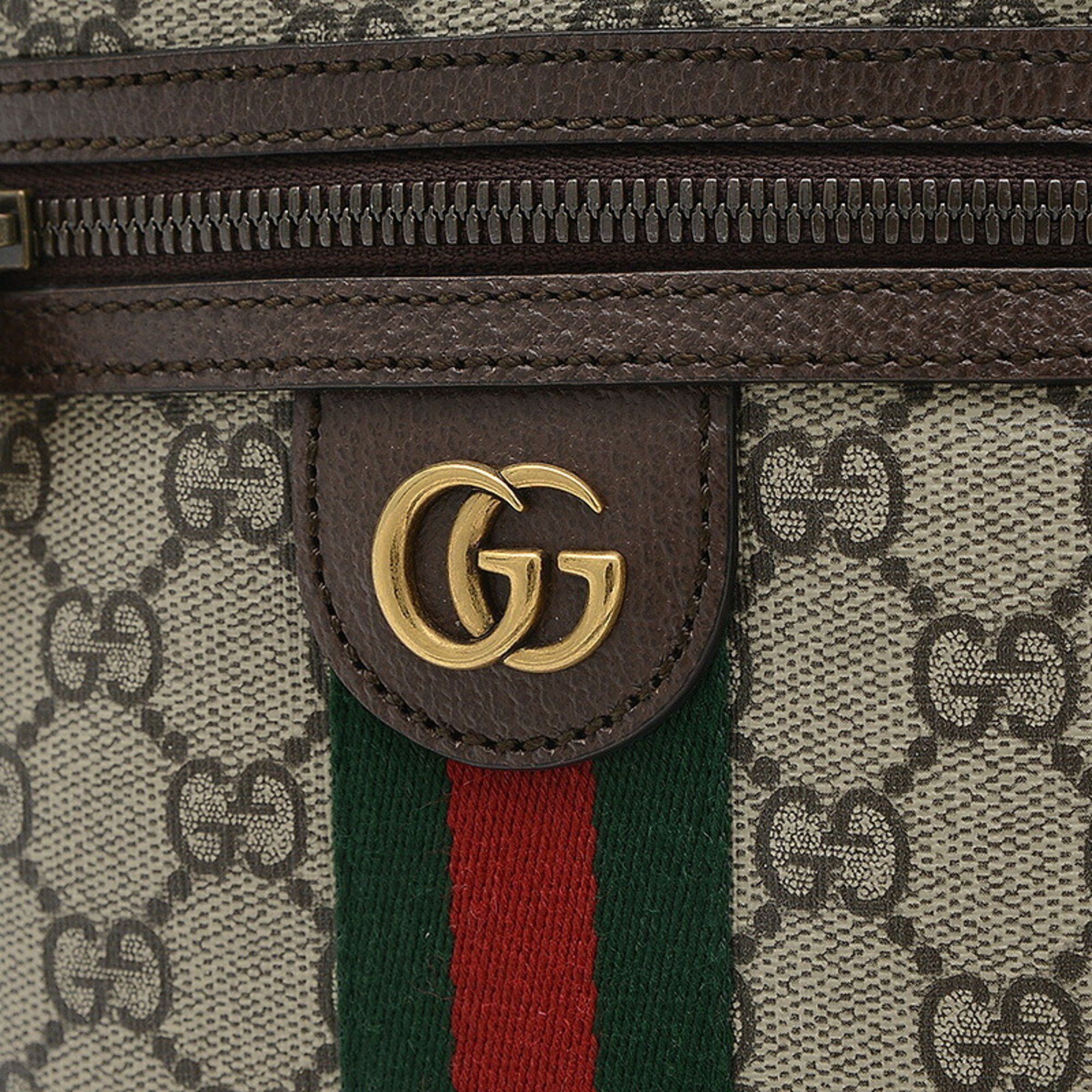 Gucci Gucci GG Supreme Offdia Shoulder Bag Sherry Line Beige 598127 Size ONE SIZE - 3 Thumbnail