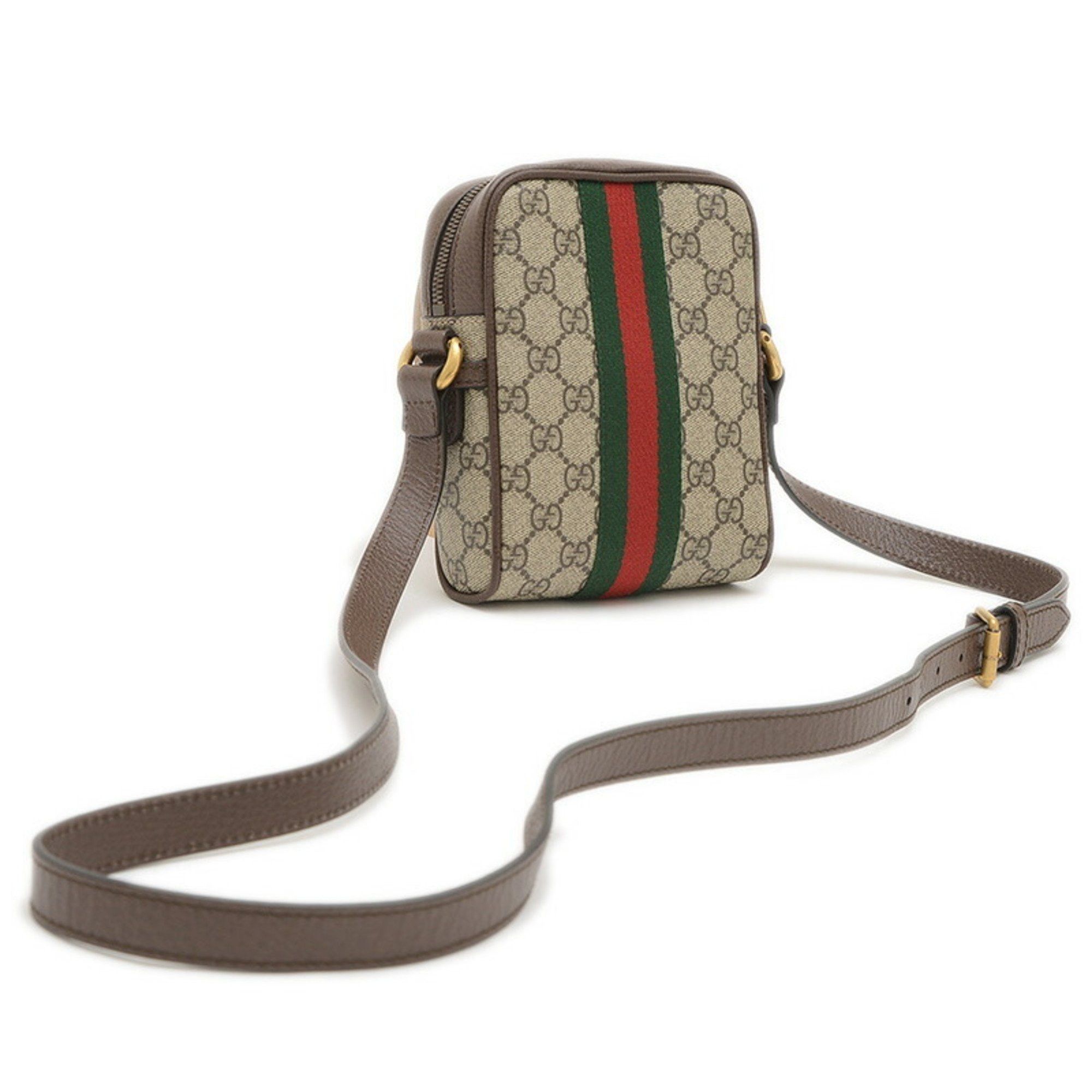 Gucci Gucci GG Supreme Offdia Shoulder Bag Sherry Line Beige 598127 Size ONE SIZE - 2 Thumbnail