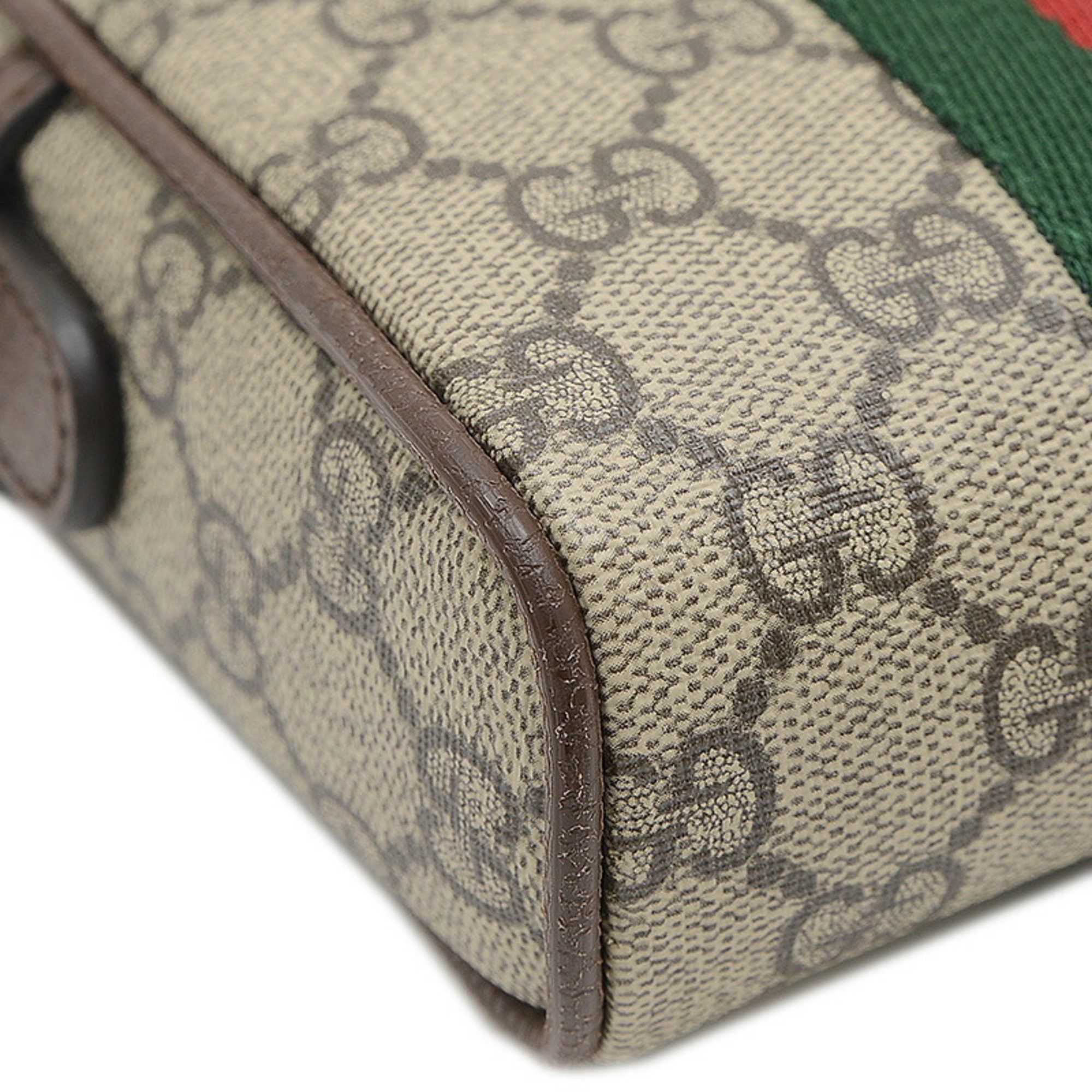 Gucci Gucci GG Supreme Offdia Shoulder Bag Sherry Line Beige 598127 Size ONE SIZE - 9 Thumbnail