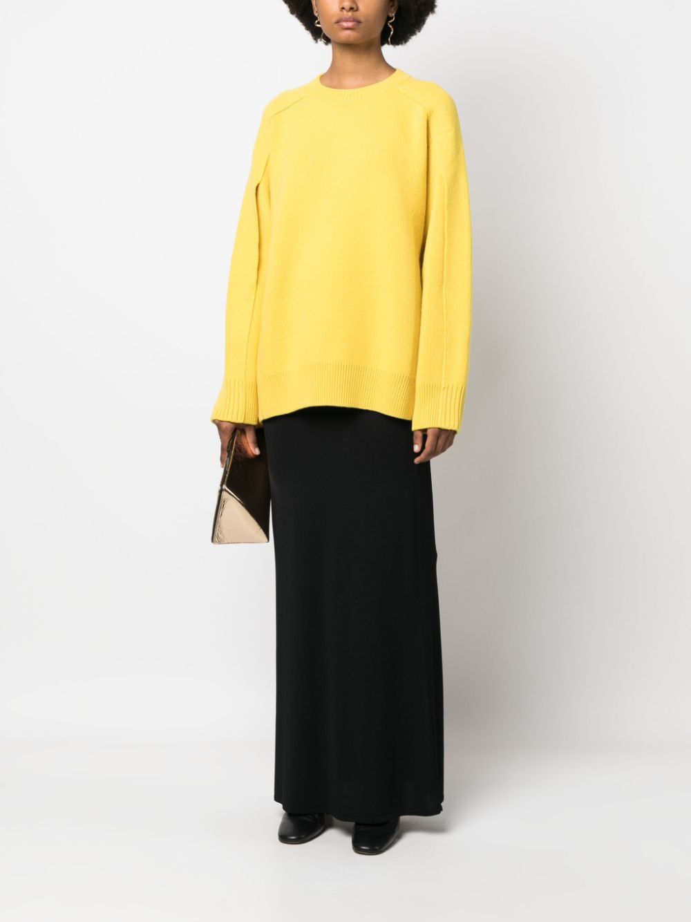 Lanvin ROUND NECK COCOON CAPE JUMPER Size S / US 4 / IT 40 - 2 Thumbnail
