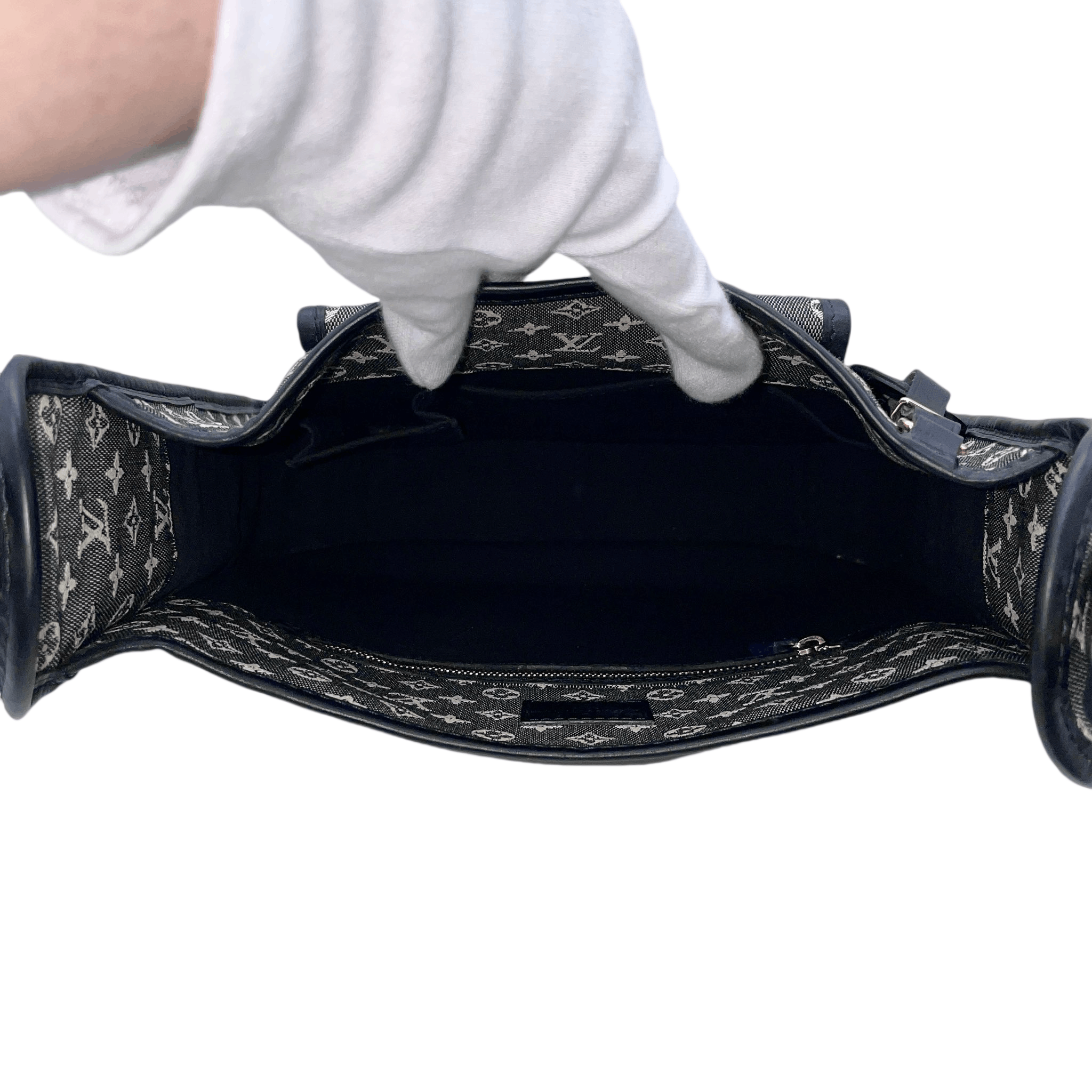 Louis Vuitton Louis Vuitton Monogram Denim Neo Caviar Mm Noir M95351 Size ONE SIZE - 10 Thumbnail