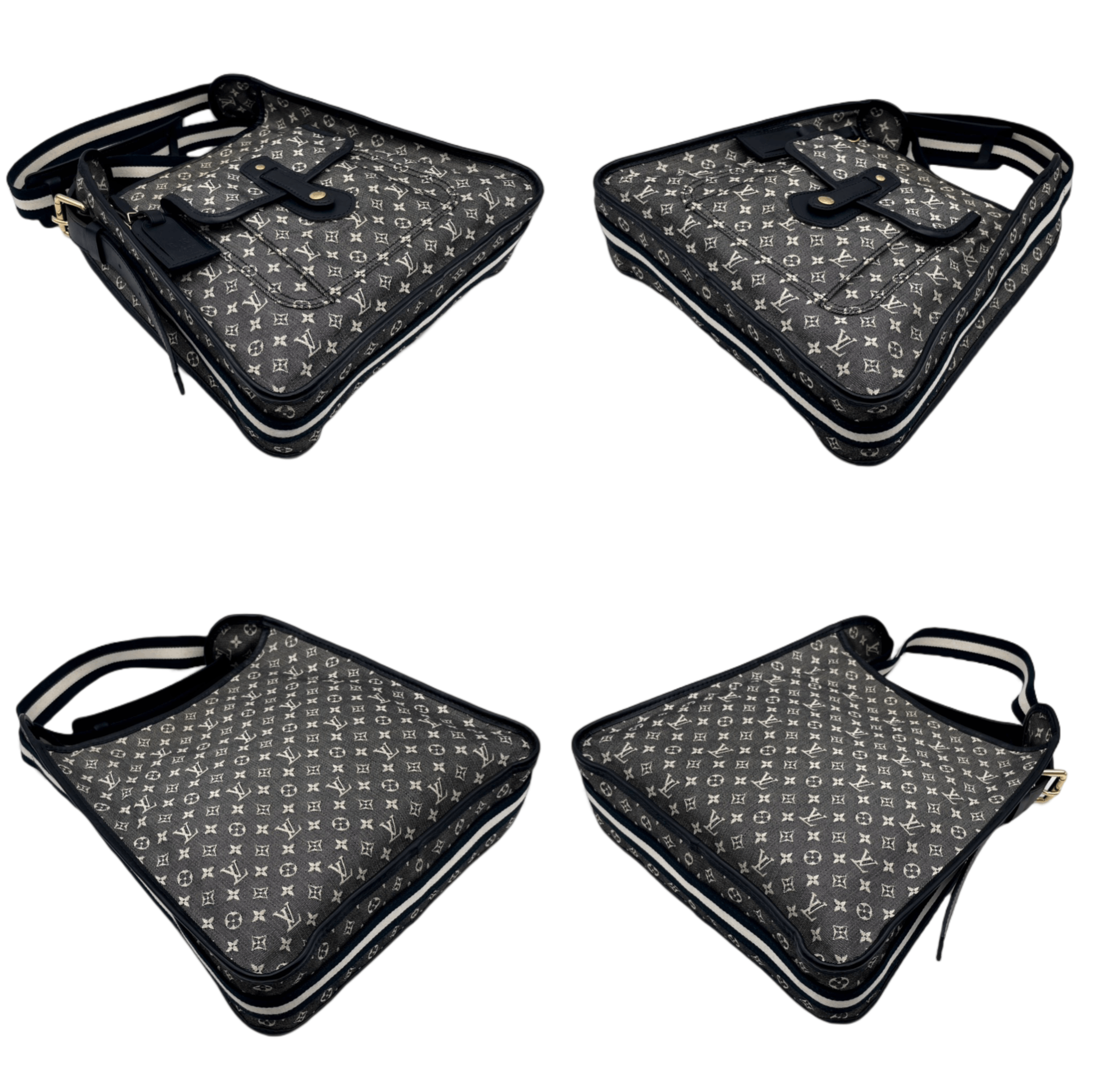Louis Vuitton Louis Vuitton Monogram Denim Neo Caviar Mm Noir M95351 Size ONE SIZE - 8 Thumbnail