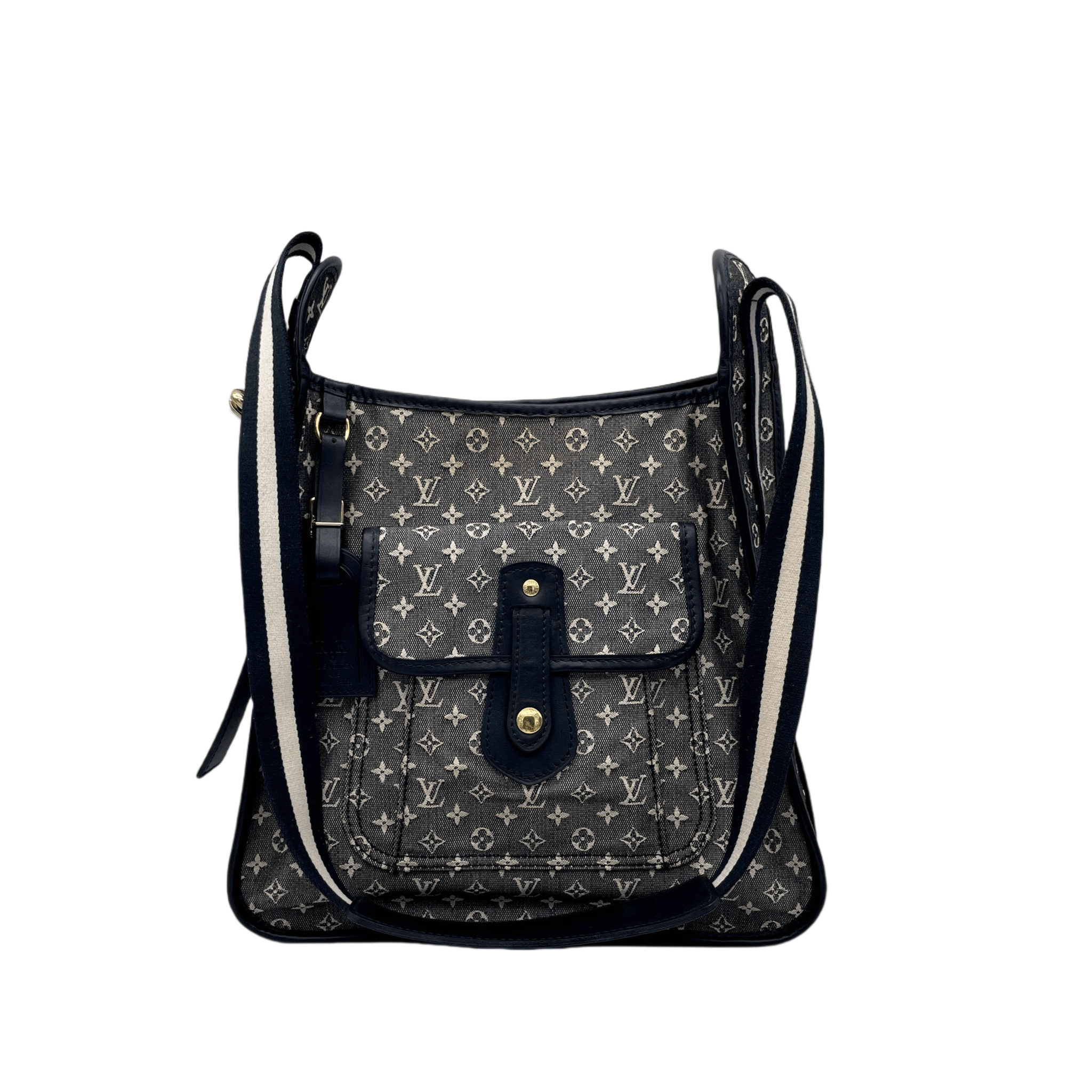 Louis Vuitton Louis Vuitton Monogram Denim Neo Caviar Mm Noir M95351 Size ONE SIZE - 4 Thumbnail