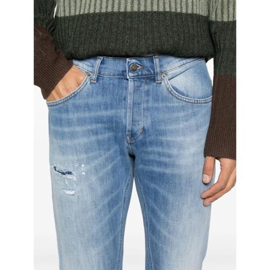 Dondup DONDUP Men Denim Pants UP232 IL5 800 BLUE Size US 33 - 3 Thumbnail