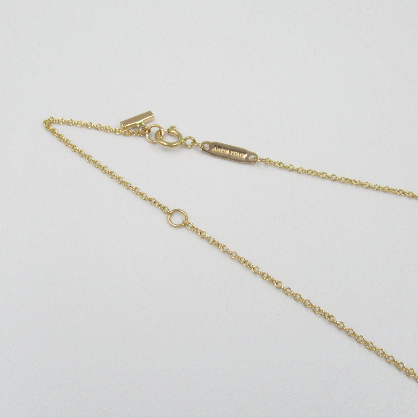 Tiffany & Co. Tiffany Co T Smile Mini Necklace Diamond K18 (Yellow Gold) Clear Size ONE SIZE - 6 Thumbnail
