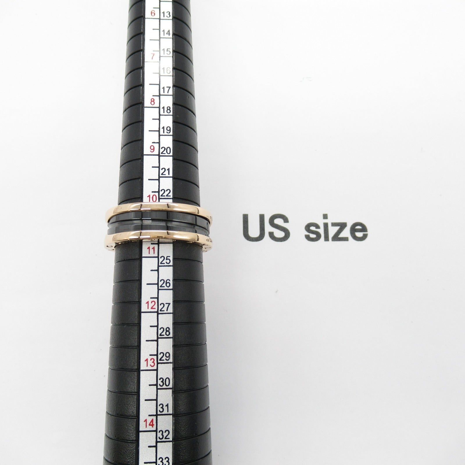 Bvlgari Bvlgari B Zero One Ring Onyx K18Pg (Pink Gold) Black Gold Size ONE SIZE - 7 Thumbnail
