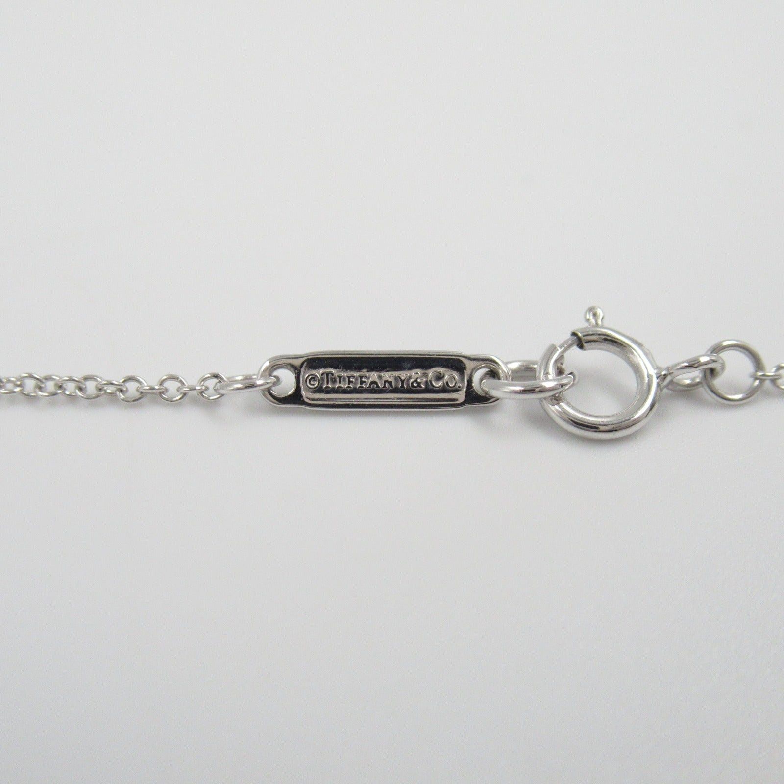 Tiffany & Co. Tiffany Co Atlas Open Medallion Necklace Diamond K18Wg (White Gold) Clear Size ONE SIZE - 4 Thumbnail