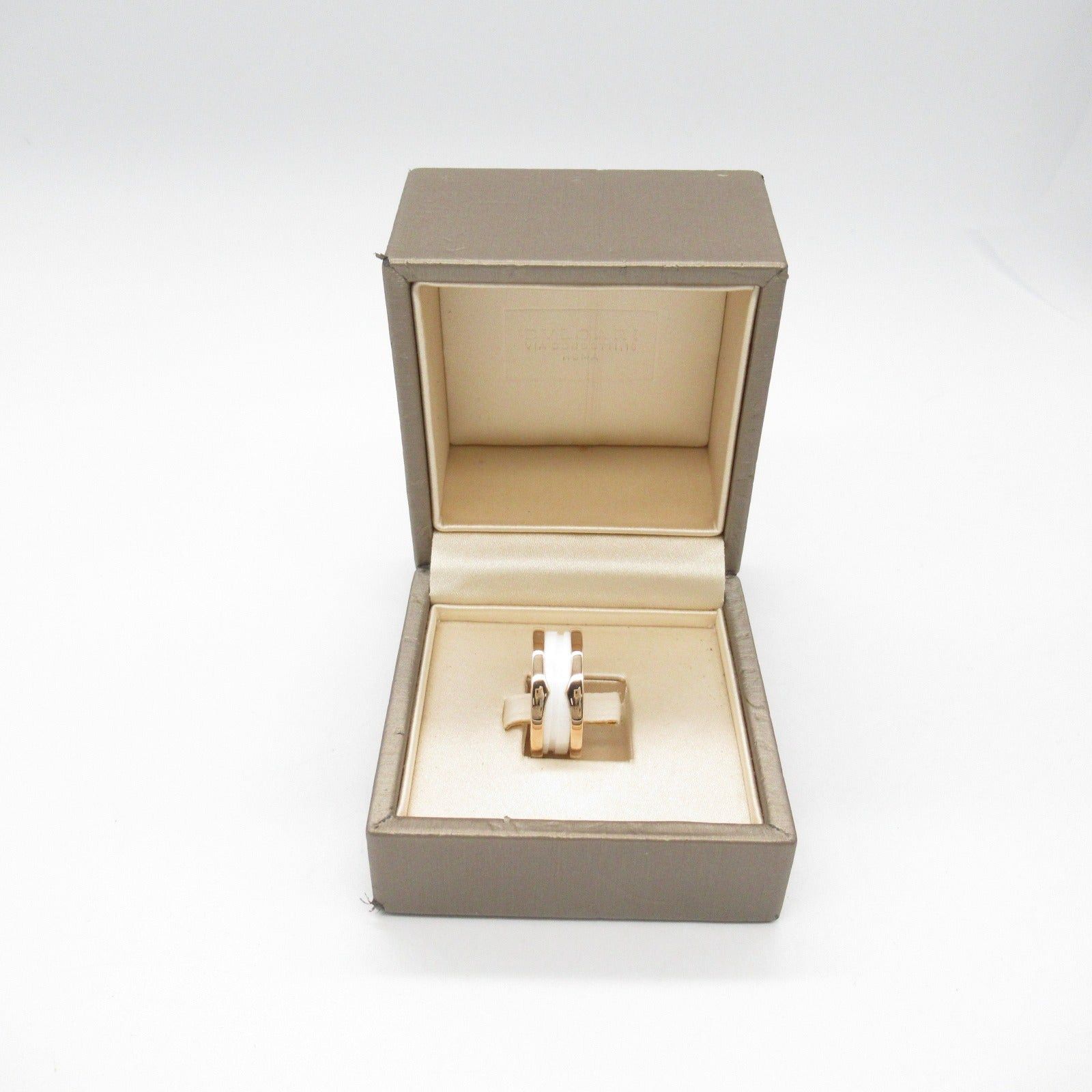 Bvlgari Bvlgari B Zero One Ring Ceramic K18Pg (Pink Gold) White Size ONE SIZE - 5 Thumbnail