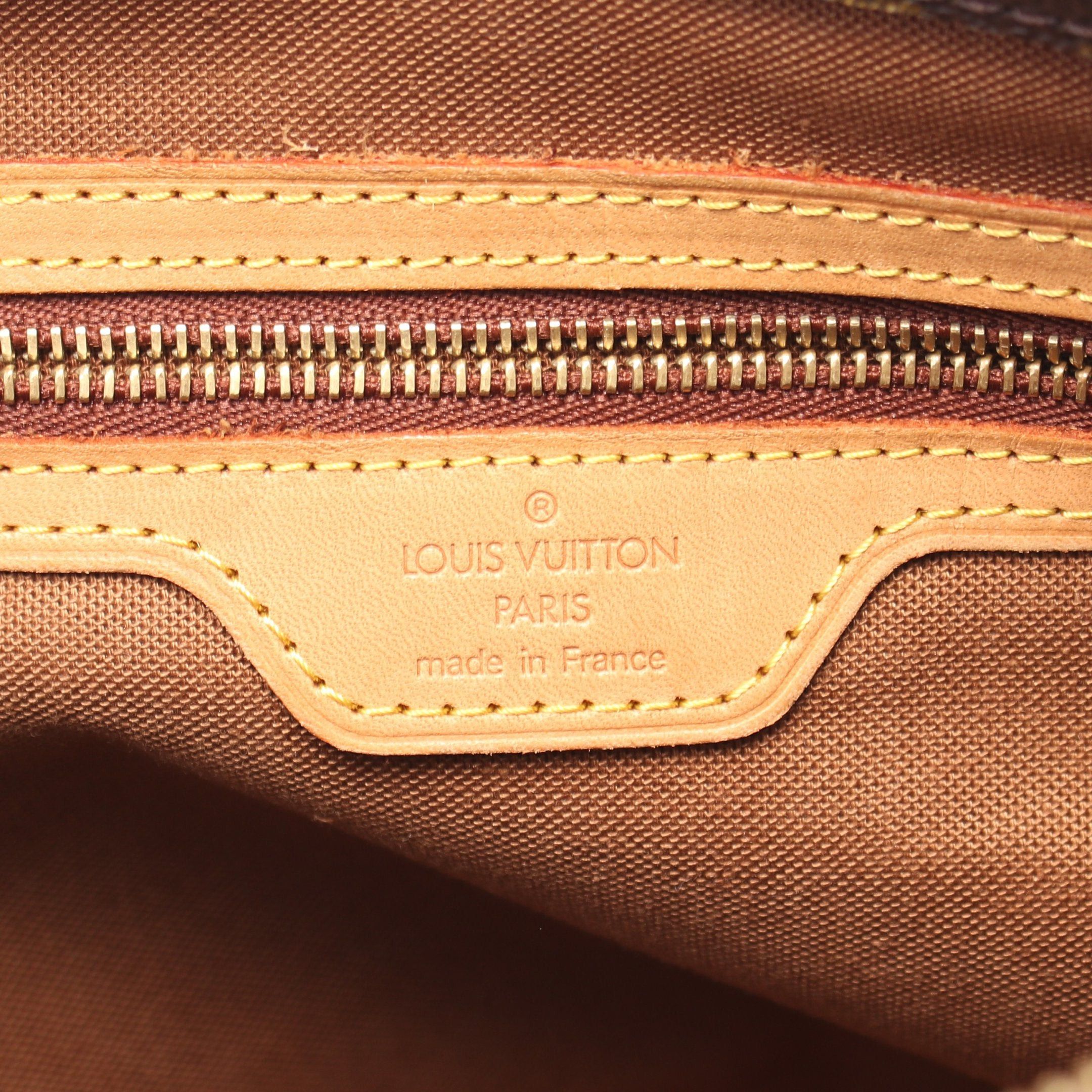 Louis Vuitton Louis Vuitton Cabas Piano Monogram Shoulder Bag Leather Brown Size ONE SIZE - 4 Thumbnail