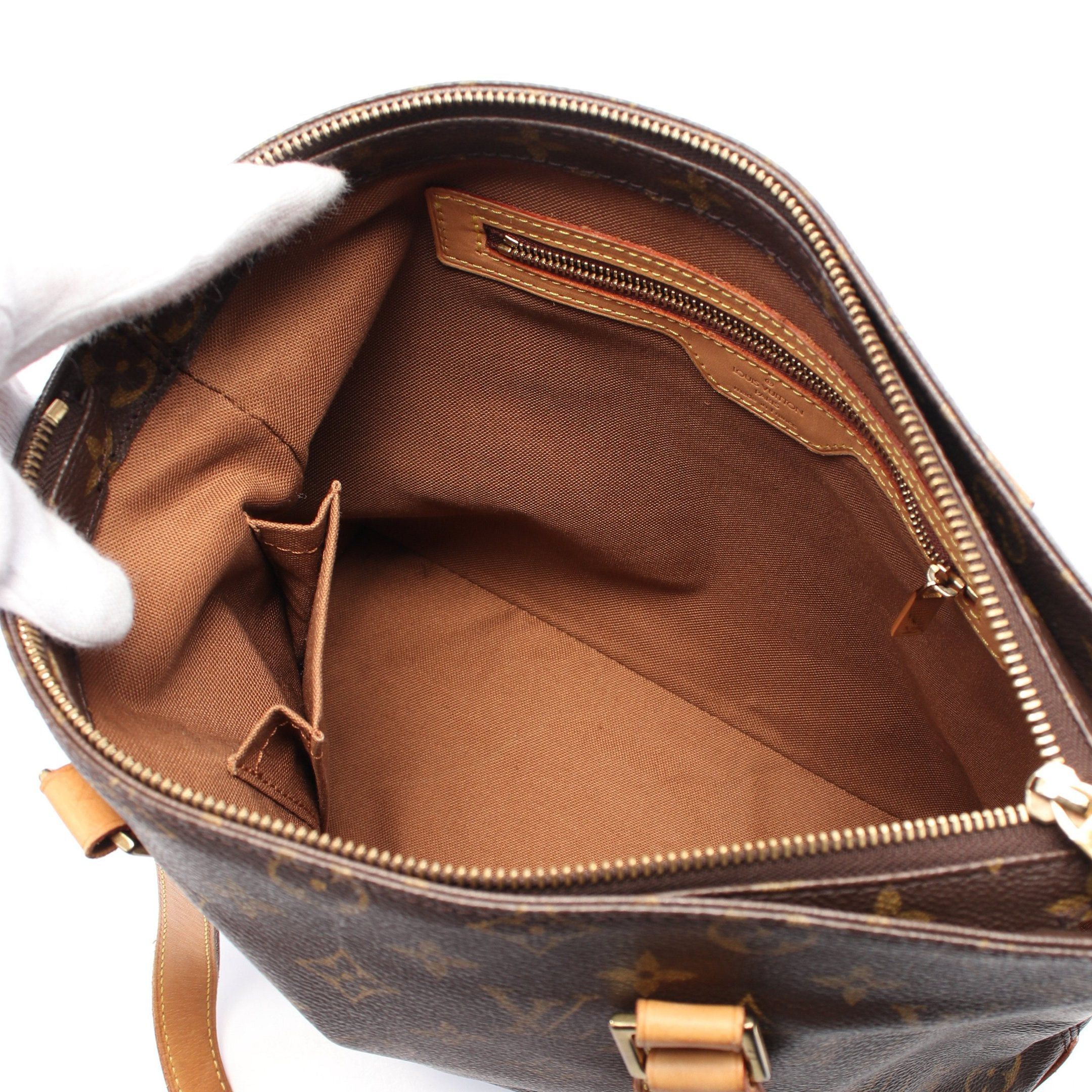Louis Vuitton Louis Vuitton Cabas Piano Monogram Shoulder Bag Leather Brown Size ONE SIZE - 3 Thumbnail
