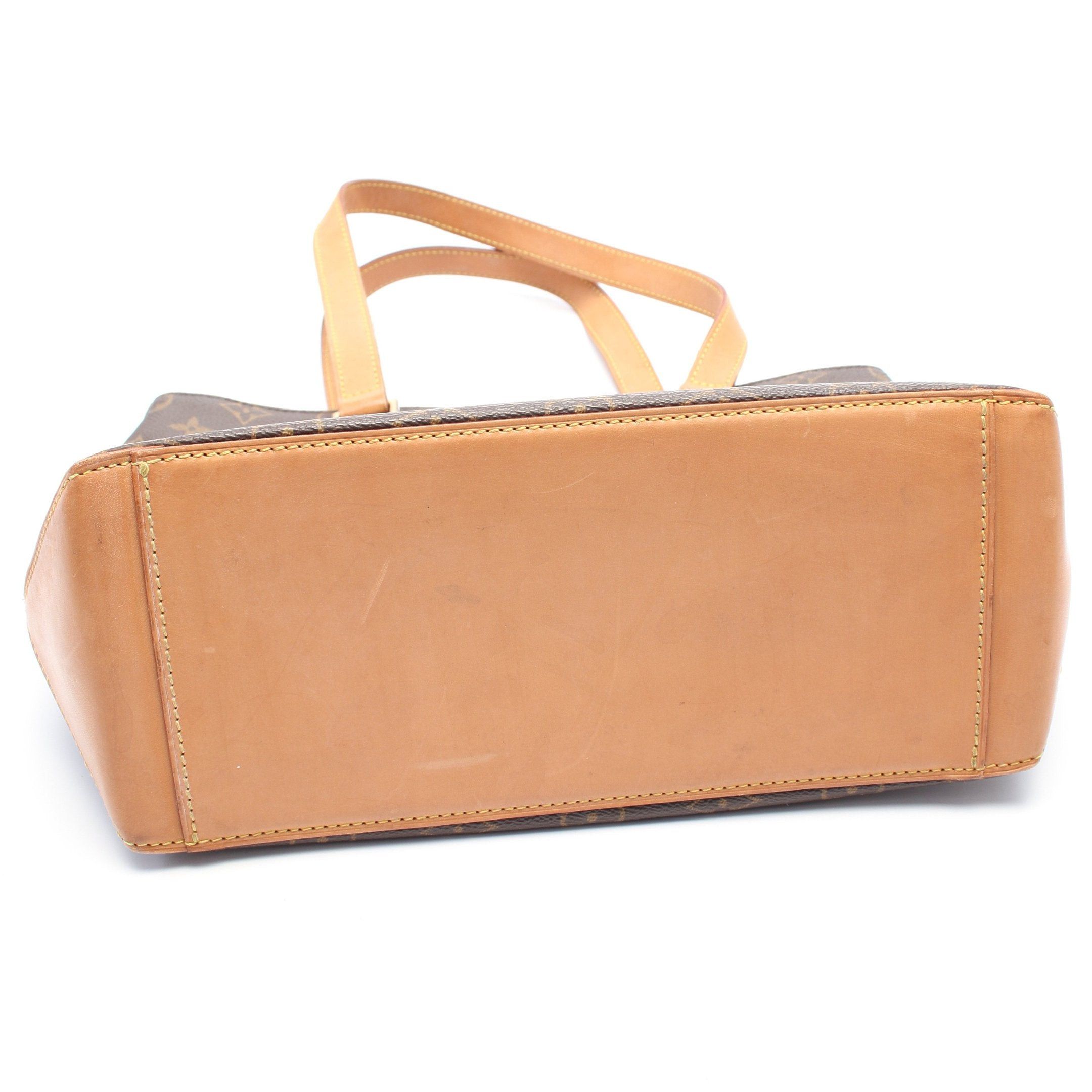 Louis Vuitton Louis Vuitton Cabas Piano Monogram Shoulder Bag Leather Brown Size ONE SIZE - 6 Thumbnail