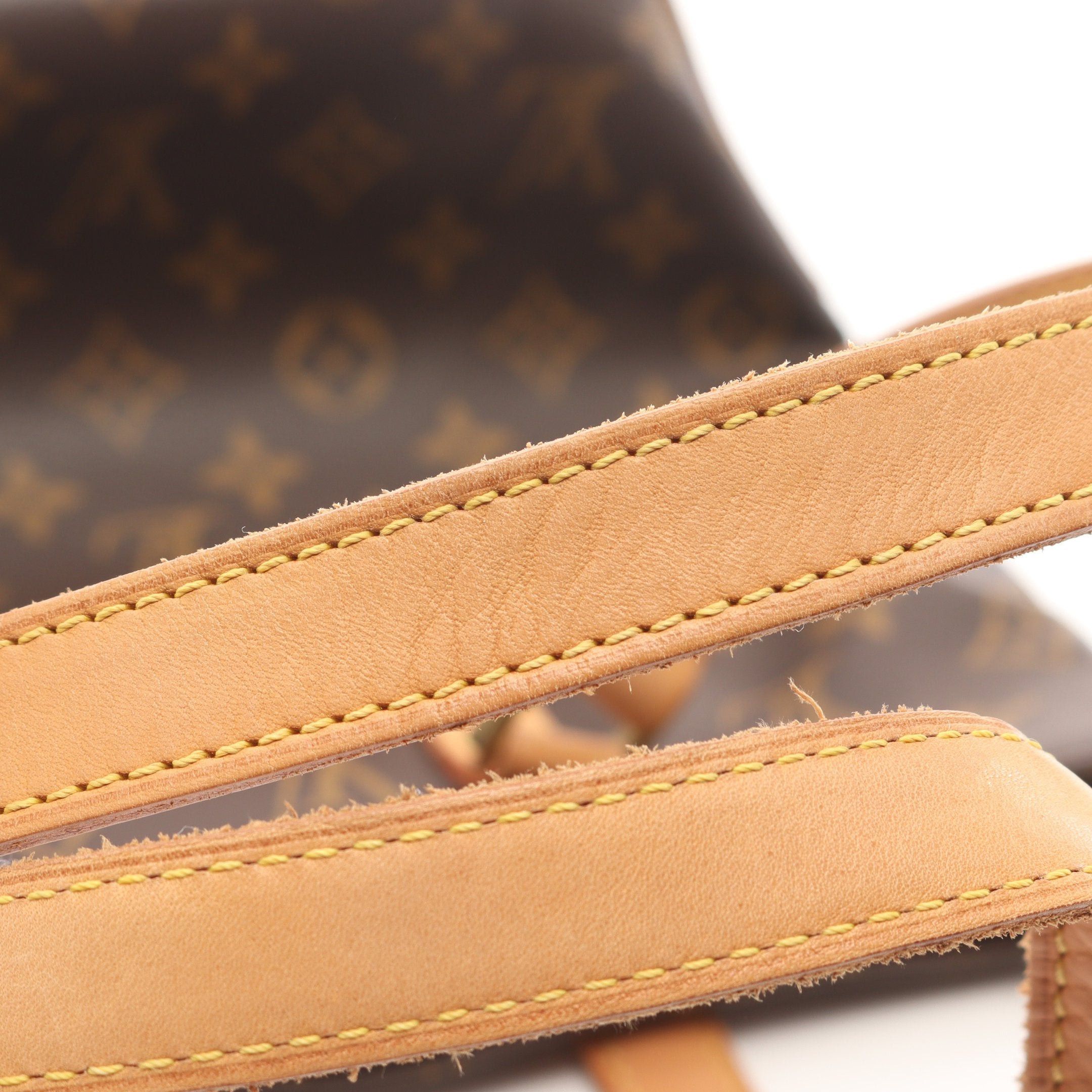 Louis Vuitton Louis Vuitton Cabas Piano Monogram Shoulder Bag Leather Brown Size ONE SIZE - 9 Thumbnail