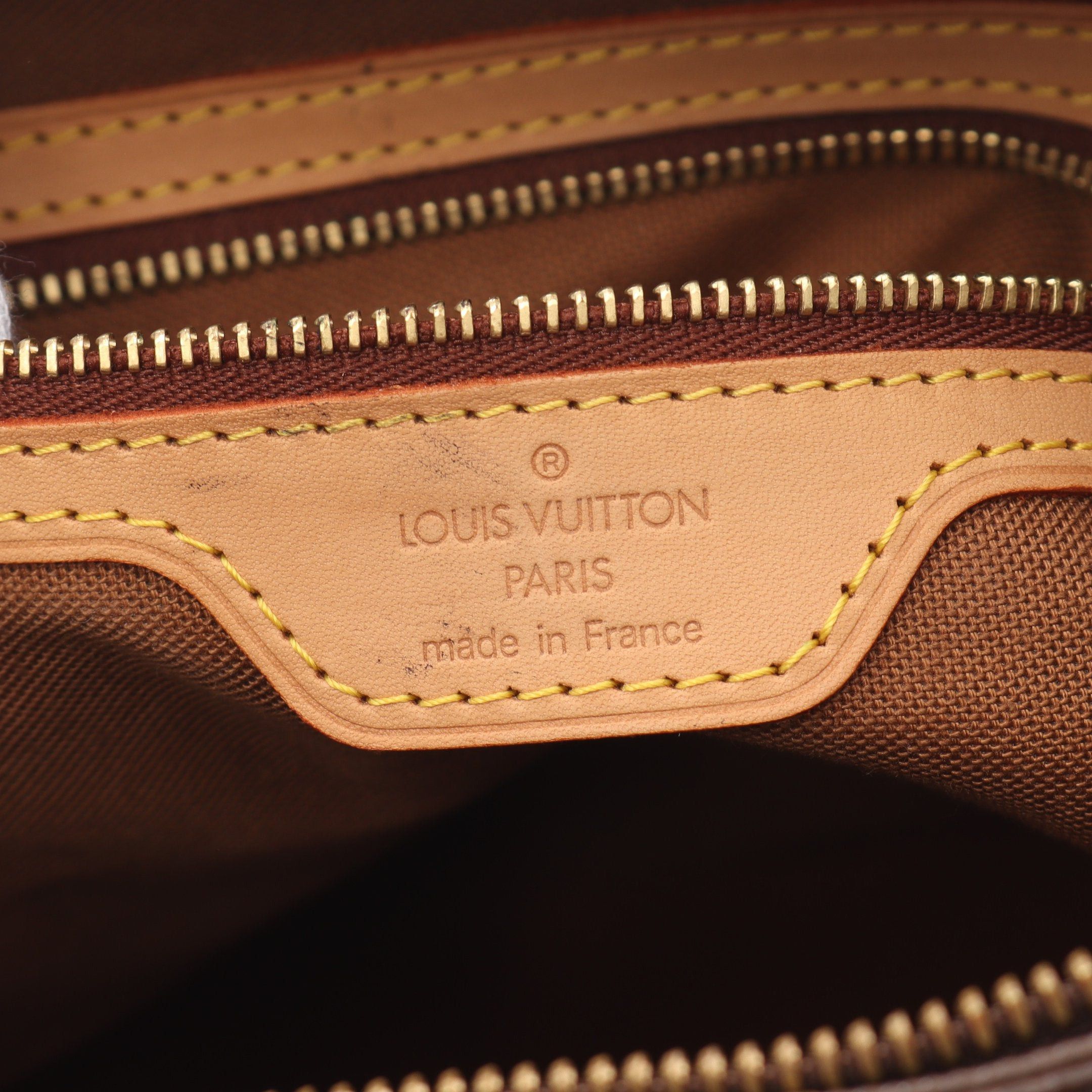 Louis Vuitton Louis Vuitton Cabas Piano Monogram Shoulder Bag Leather Brown Size ONE SIZE - 4 Thumbnail