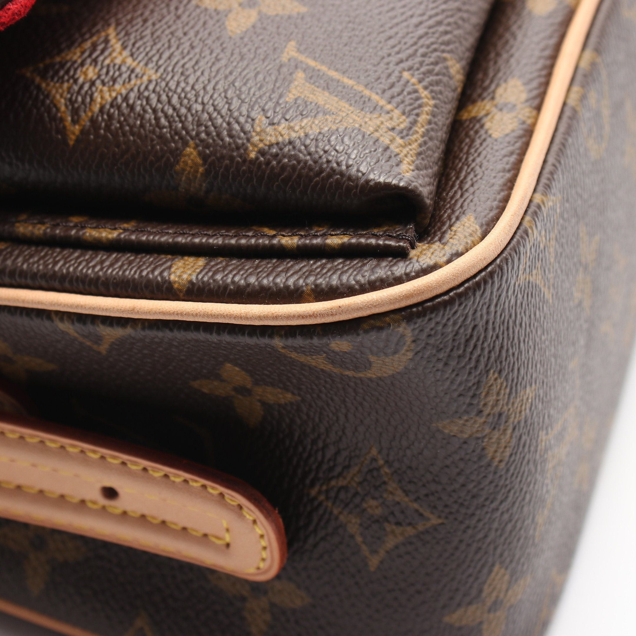 Louis Vuitton Louis Vuitton Vivacite Mm Monogram Shoulder Bag Leather Brown Size ONE SIZE - 6 Thumbnail