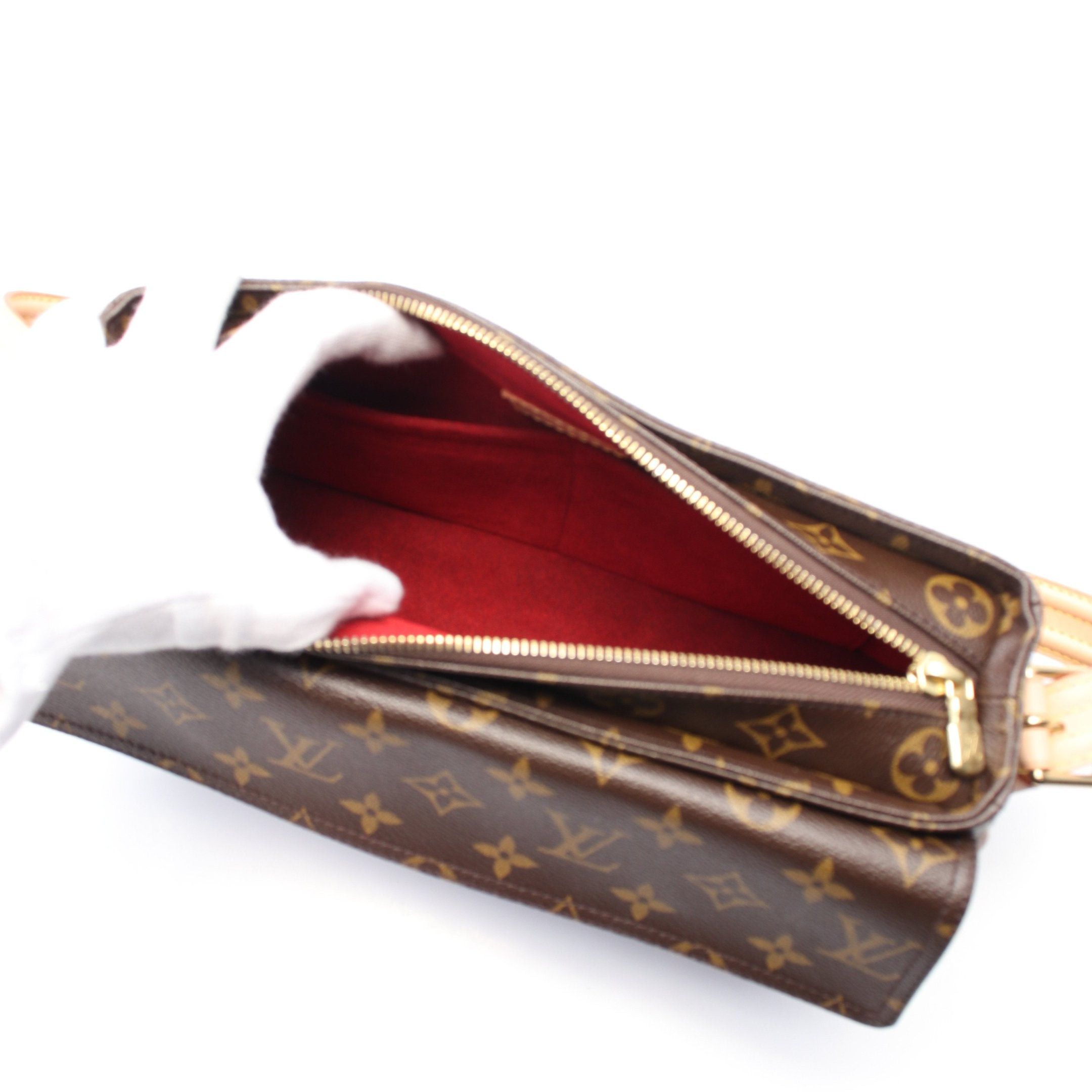 Louis Vuitton Louis Vuitton Vivacite Mm Monogram Shoulder Bag Leather Brown Size ONE SIZE - 3 Thumbnail