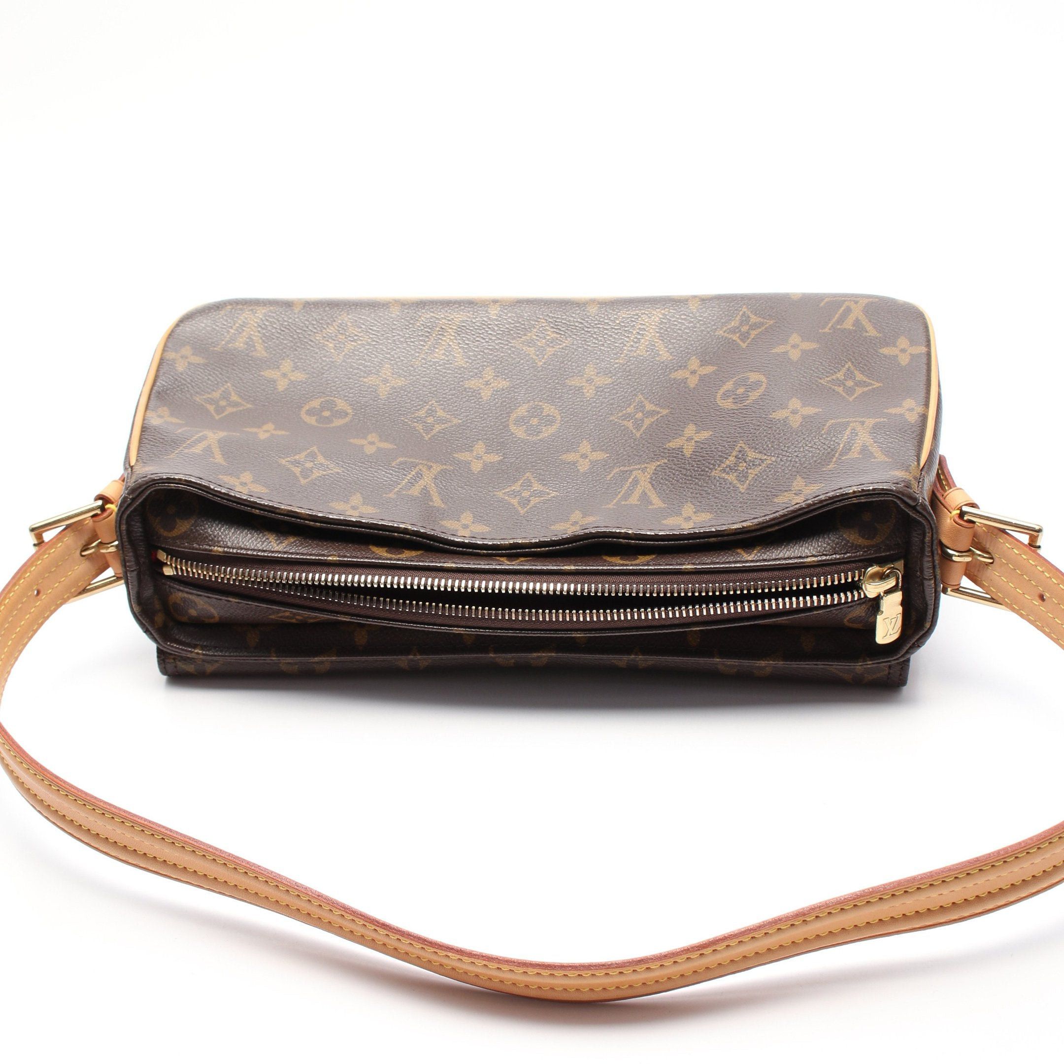 Louis Vuitton Louis Vuitton Vivacite Mm Monogram Shoulder Bag Leather Brown Size ONE SIZE - 6 Thumbnail