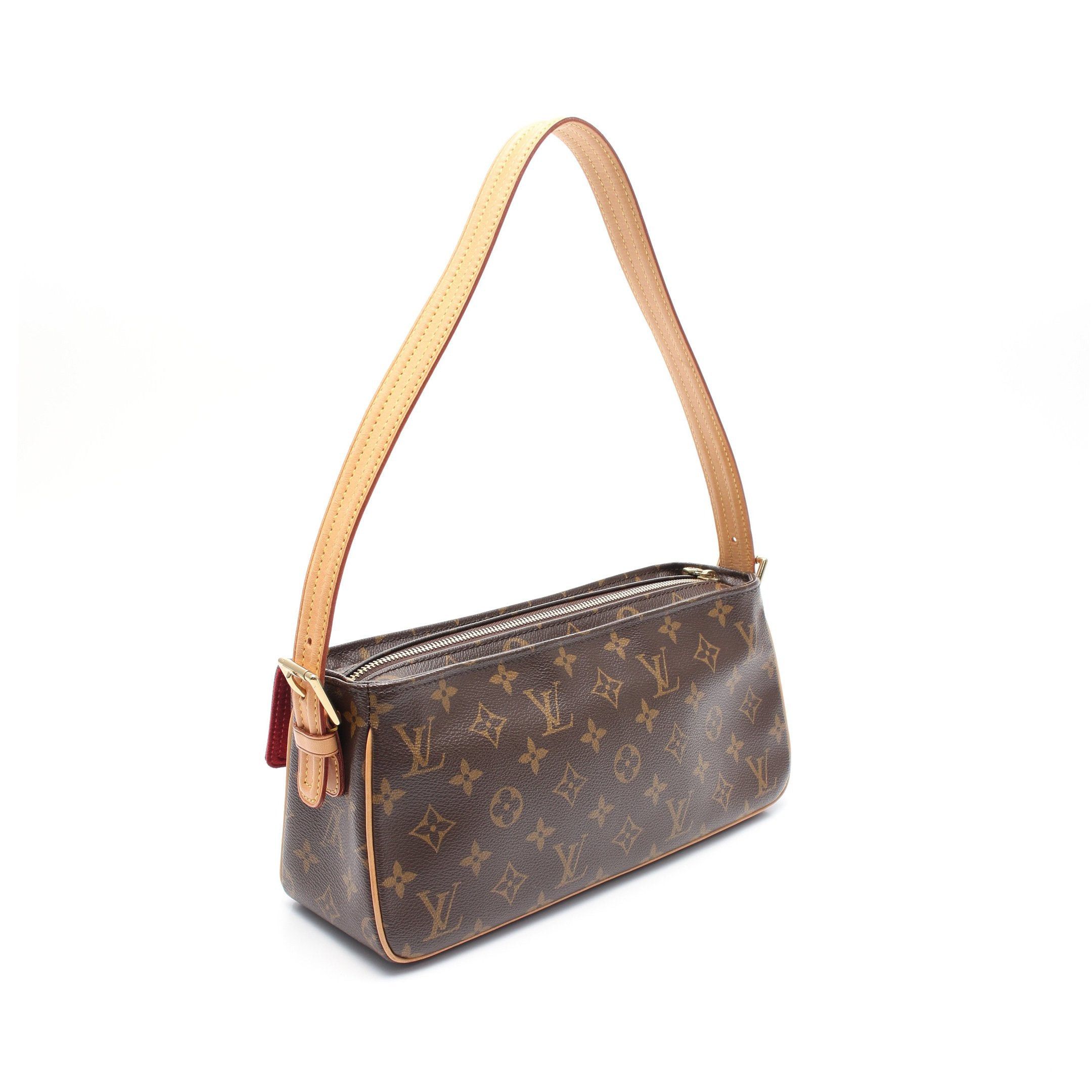 Louis Vuitton Louis Vuitton Vivacite Mm Monogram Shoulder Bag Leather Brown Size ONE SIZE - 2 Thumbnail