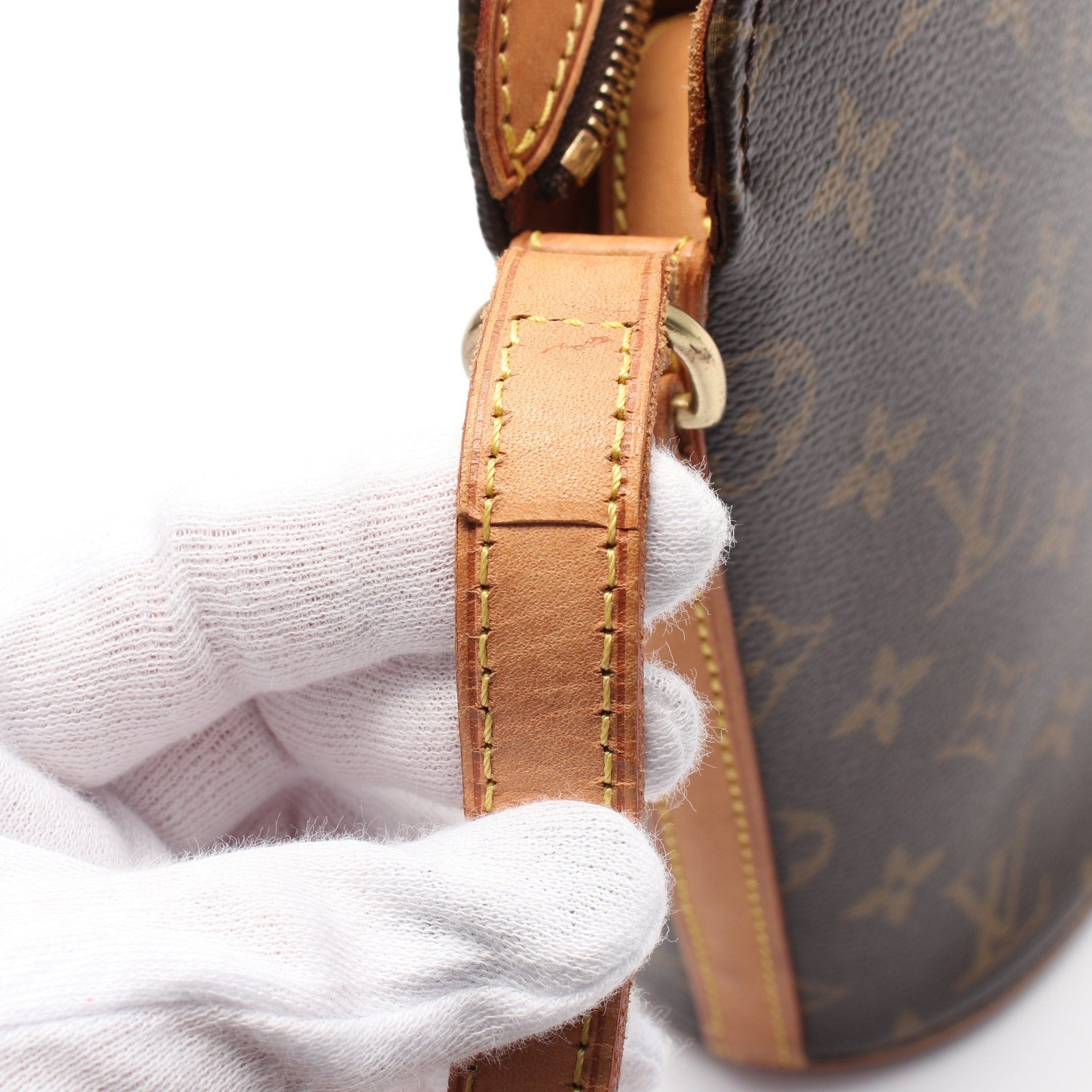 Louis Vuitton Louis Vuitton Druot Monogram Shoulder Bag Leather Brown Size ONE SIZE - 10 Thumbnail