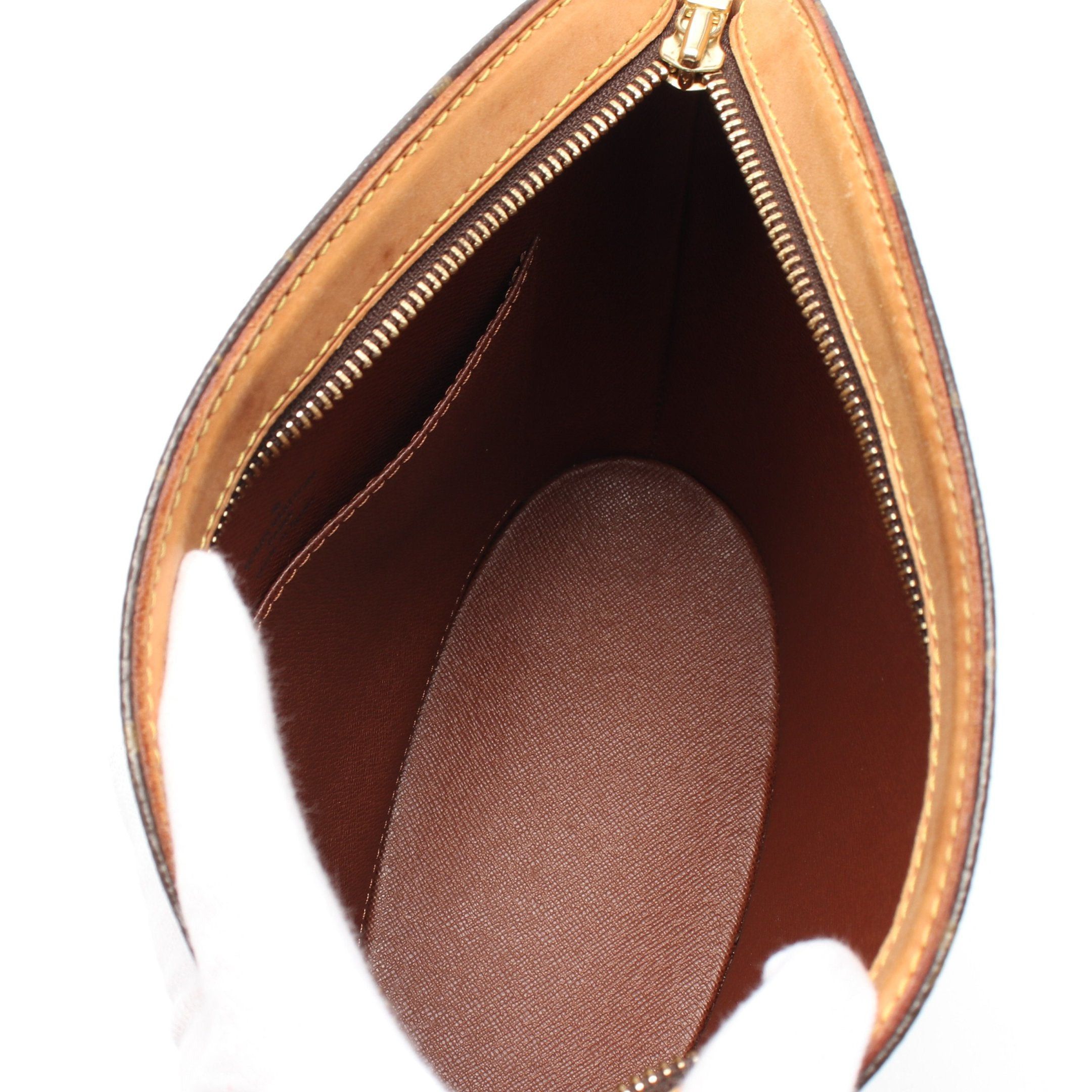 Louis Vuitton Louis Vuitton Druot Monogram Shoulder Bag Leather Brown Size ONE SIZE - 3 Thumbnail