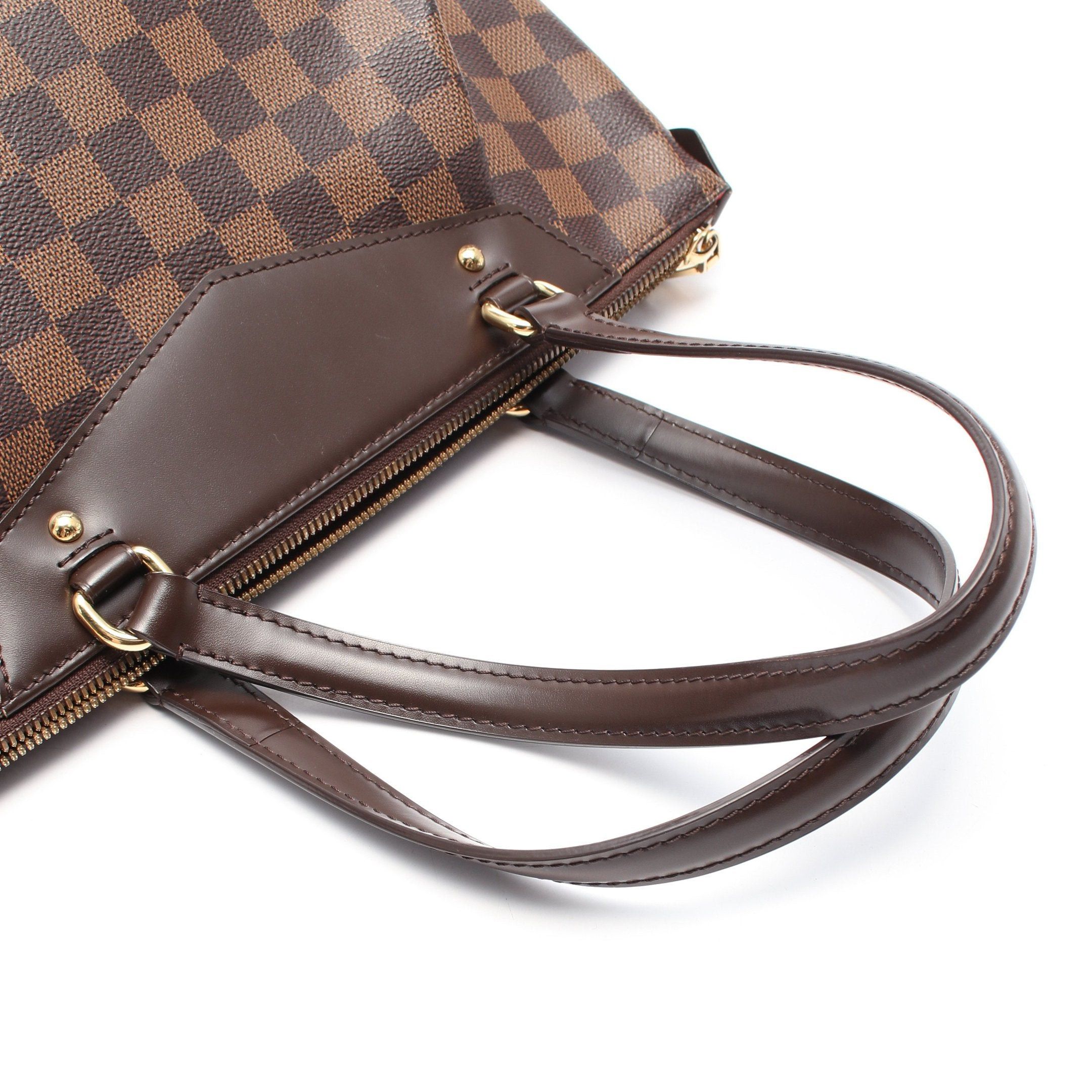 Louis Vuitton Louis Vuitton Westminster Pm Damier Ebene Handbag Tote Bag Leather Brown Size ONE SIZE - 5 Thumbnail