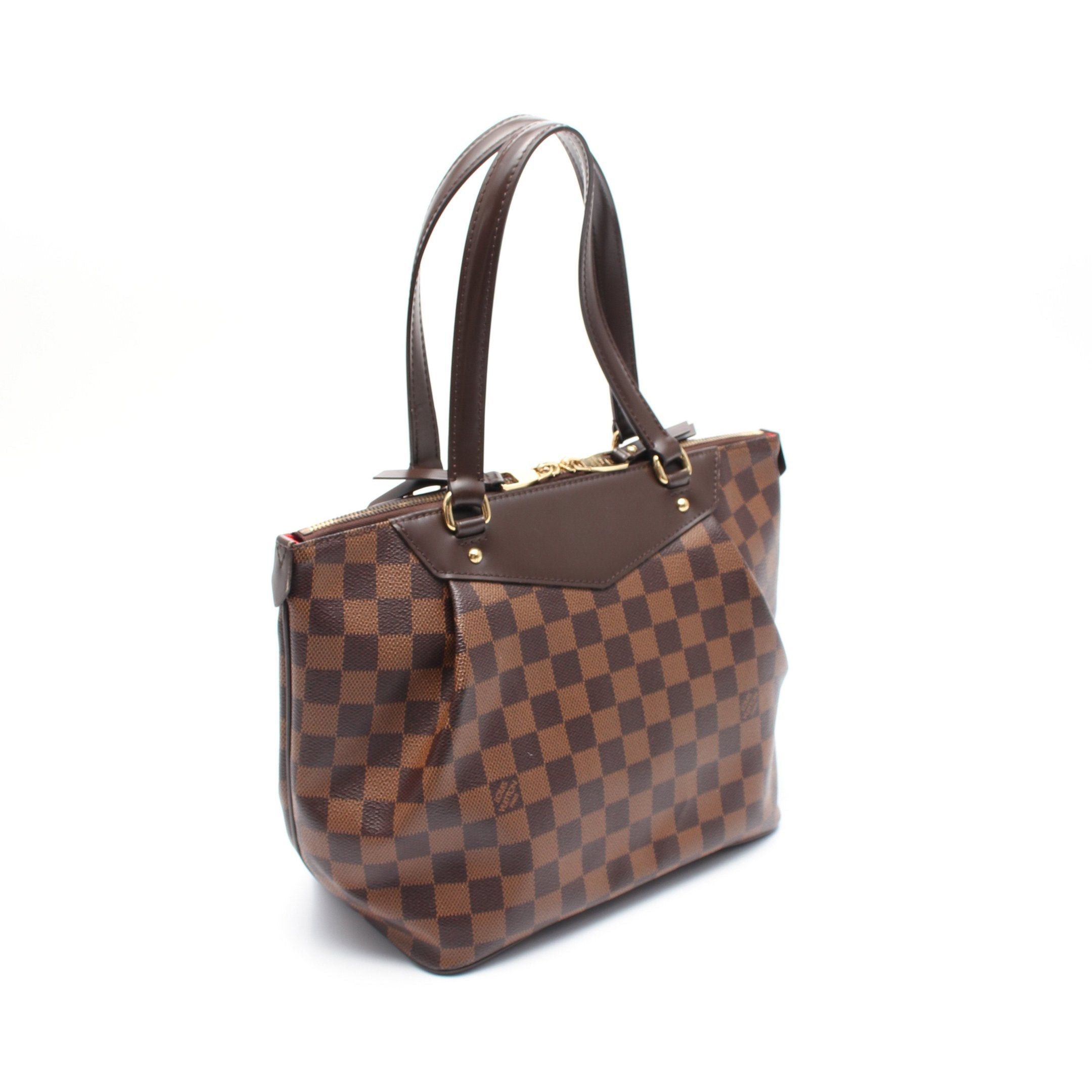 Louis Vuitton Louis Vuitton Westminster Pm Damier Ebene Handbag Tote Bag Leather Brown Size ONE SIZE - 2 Thumbnail