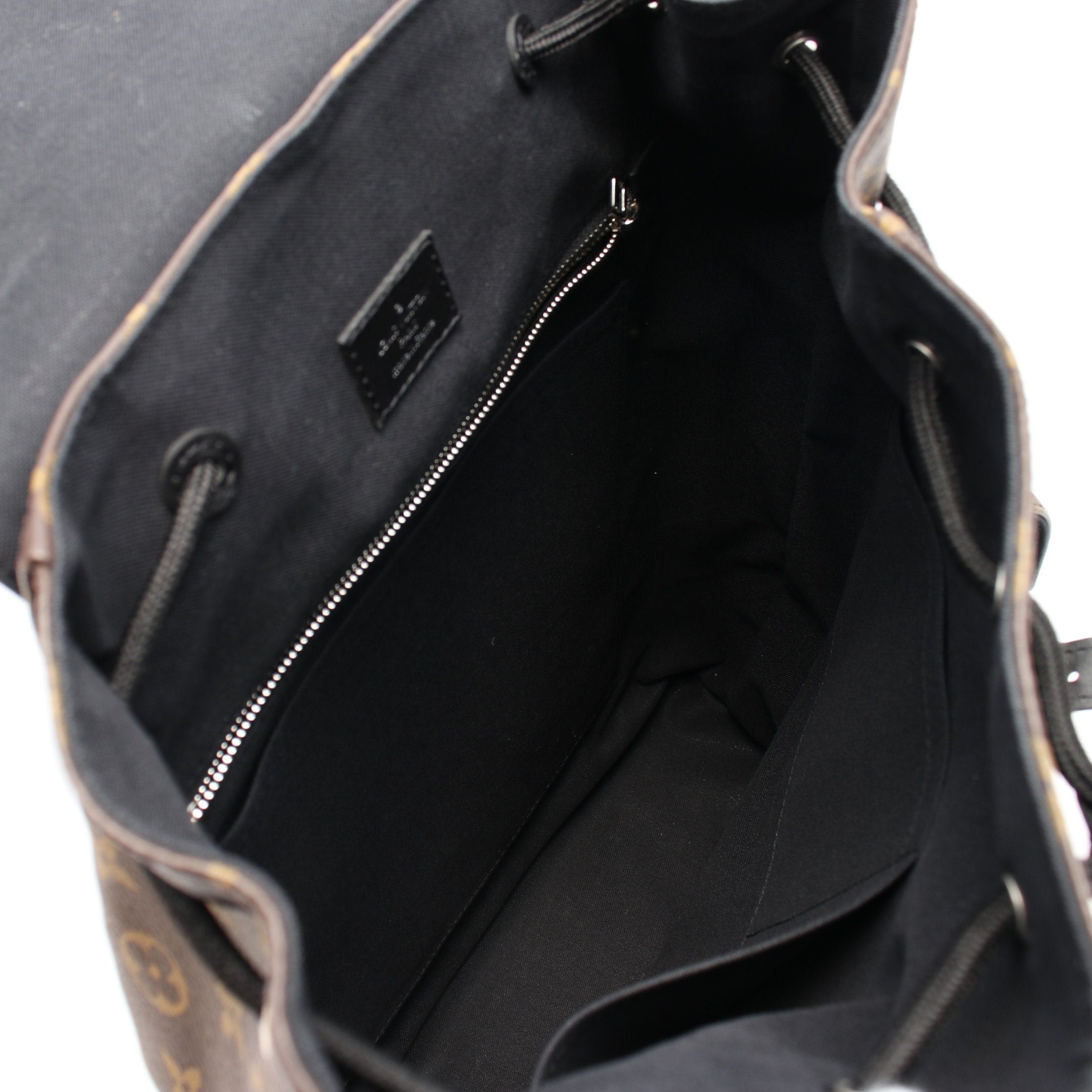 Louis Vuitton Louis Vuitton Christopher Pm Monogram Macassar Backpack Rucksack Leather Brown Black Size ONE SIZE - 3 Thumbnail