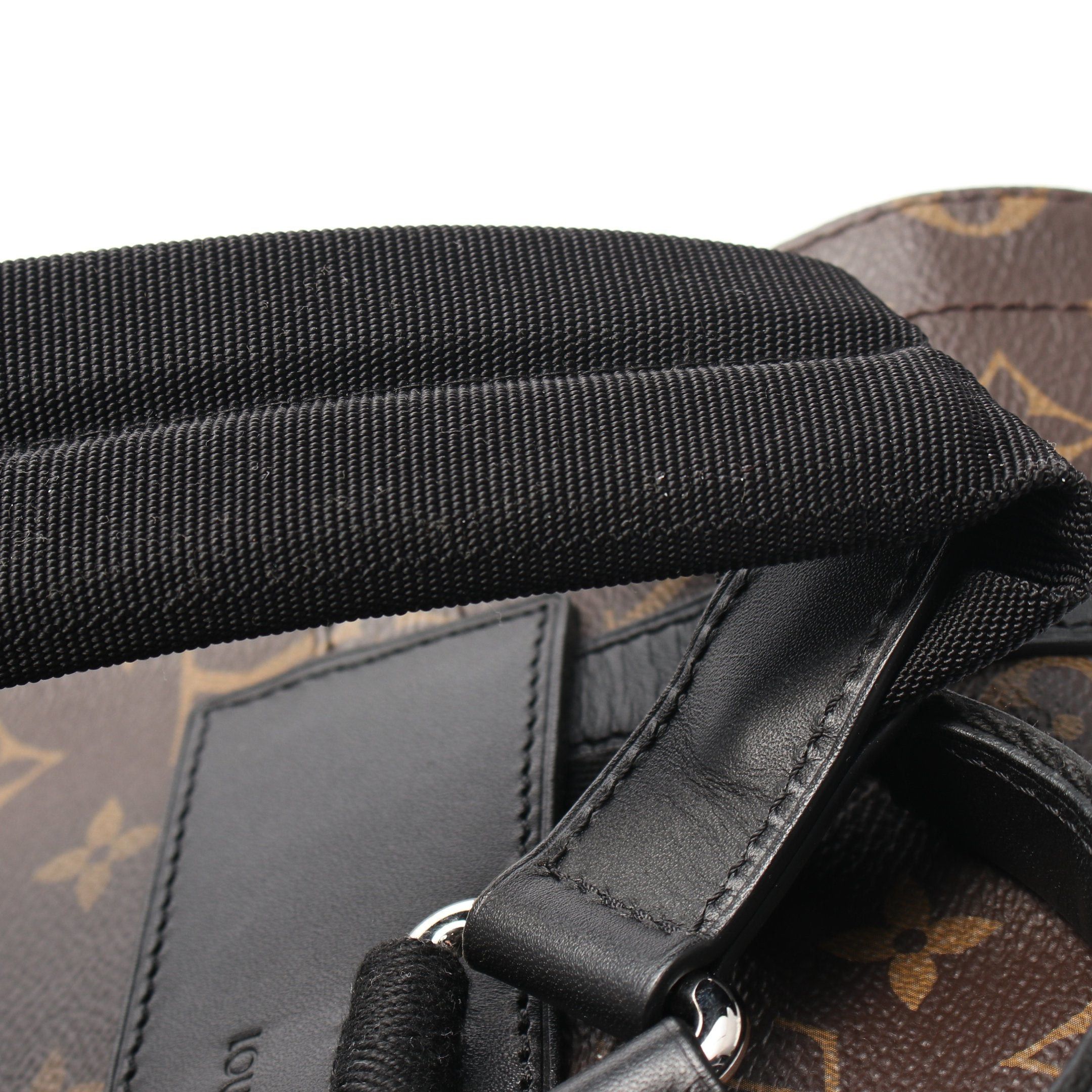 Louis Vuitton Louis Vuitton Christopher Pm Monogram Macassar Backpack Rucksack Leather Brown Black Size ONE SIZE - 8 Thumbnail