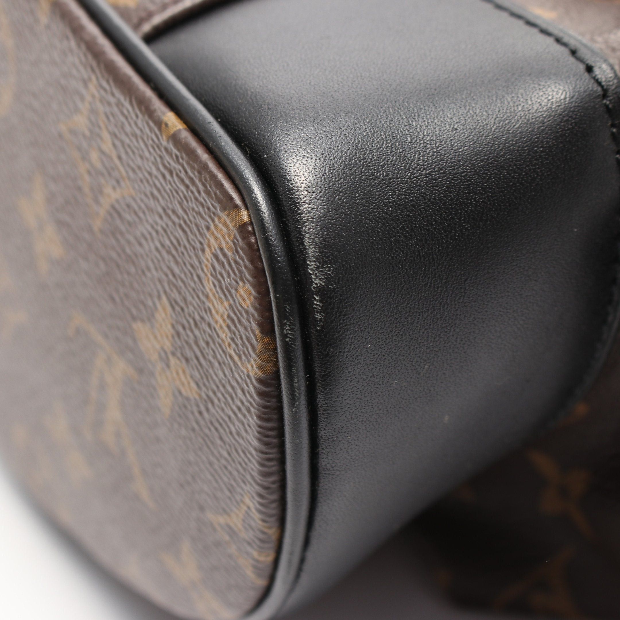 Louis Vuitton Louis Vuitton Christopher Pm Monogram Macassar Backpack Rucksack Leather Brown Black Size ONE SIZE - 7 Thumbnail