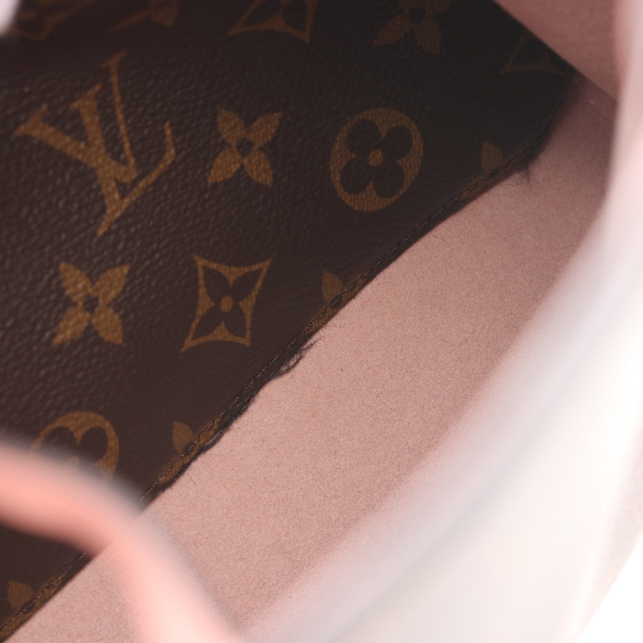 Louis Vuitton Louis Vuitton Neo Noe Monogram Rose Poodle Shoulder Bag Leather Brown Light Pink Size ONE SIZE - 7 Thumbnail